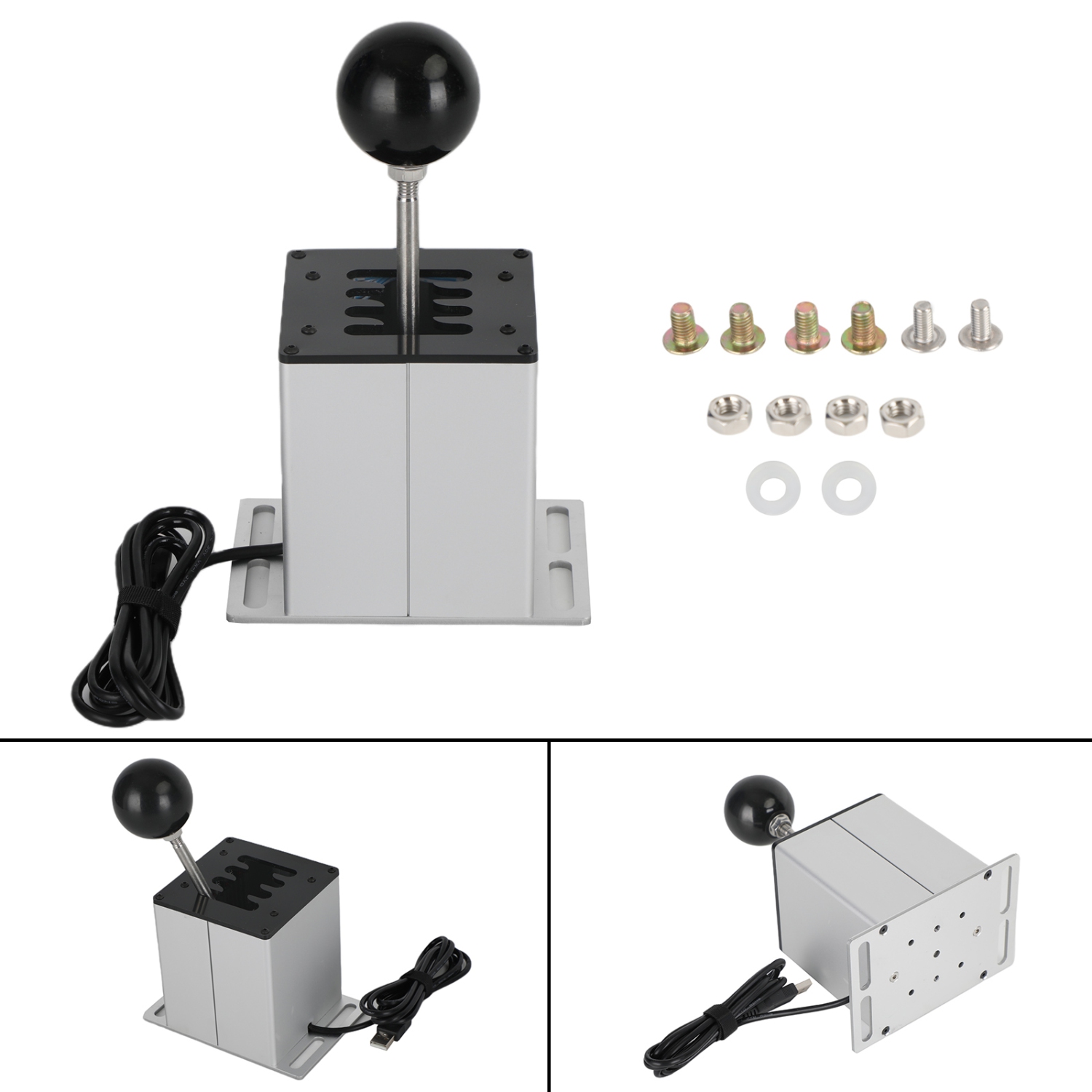 7+R USB Simulateur de vitesse H pour Logitech G29 G920 volant PC blanc