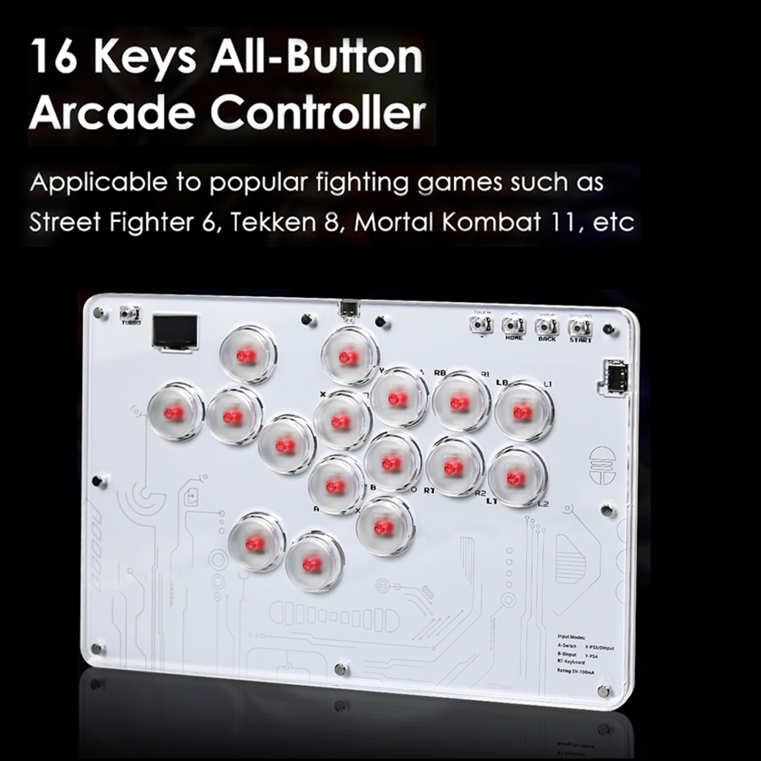 その他 hitbox Hit Box ULTRA | Leverless Arcade Controller for PS5, Xbox