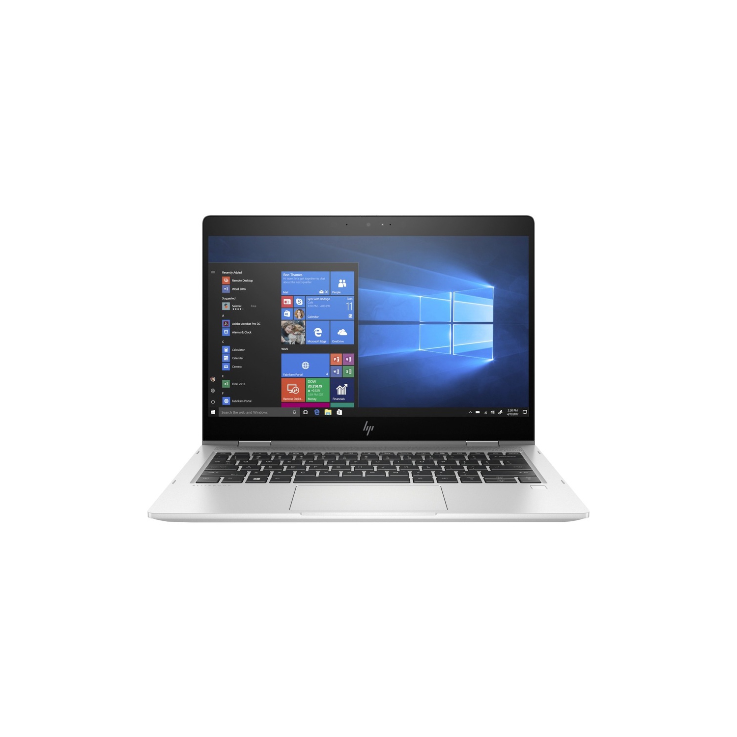 Refurbished - HP EliteBook x360 830 G6 13.3" 2 in 1 Laptop - Silver (Intel i5-8365U / 16 GB RAM / 256 GB SSD / Windows 11 Pro)