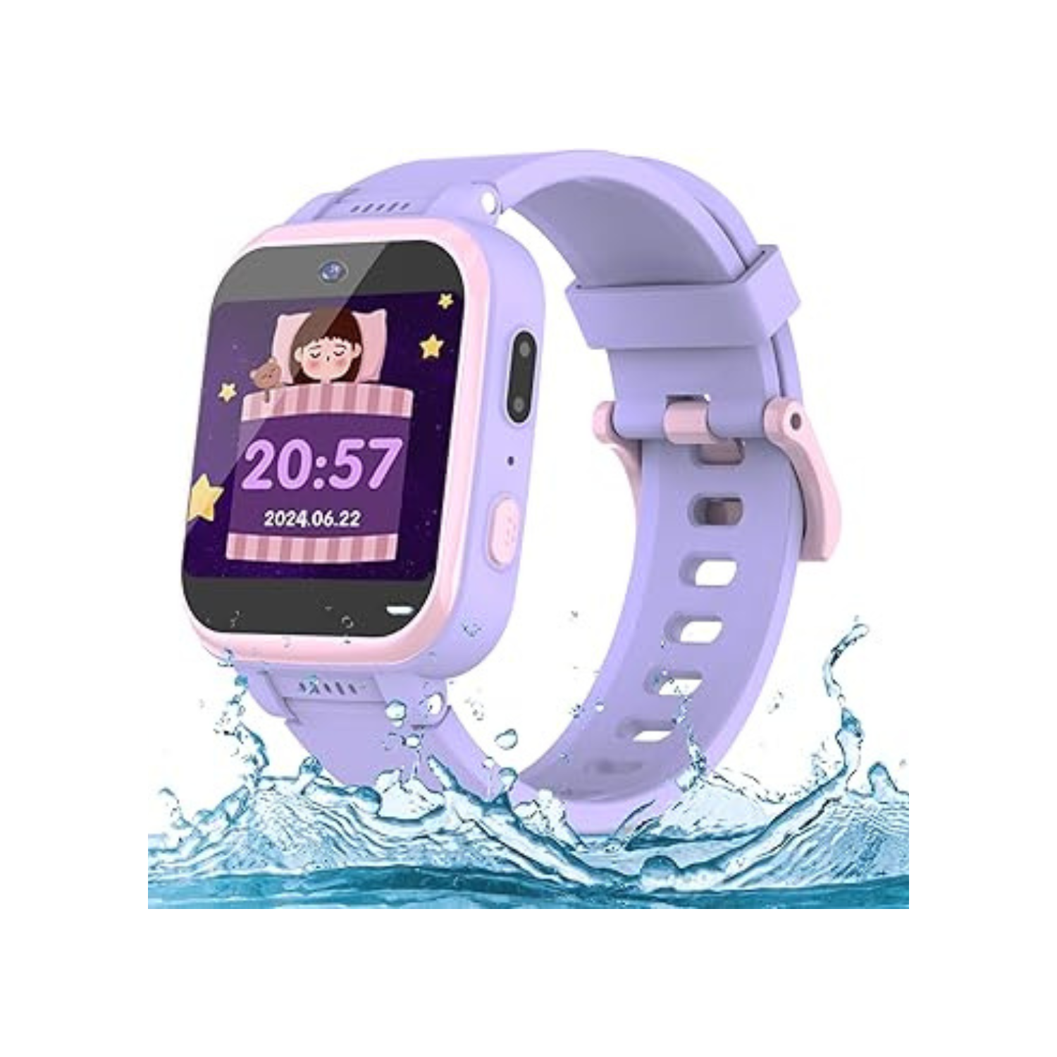 Kids Smart Watch for Boys Girls, Kids Fitness Activity Tracker Watch 1.54'' Screen with Pedometer Flashlight Camera Calculator Alarm Clock 16