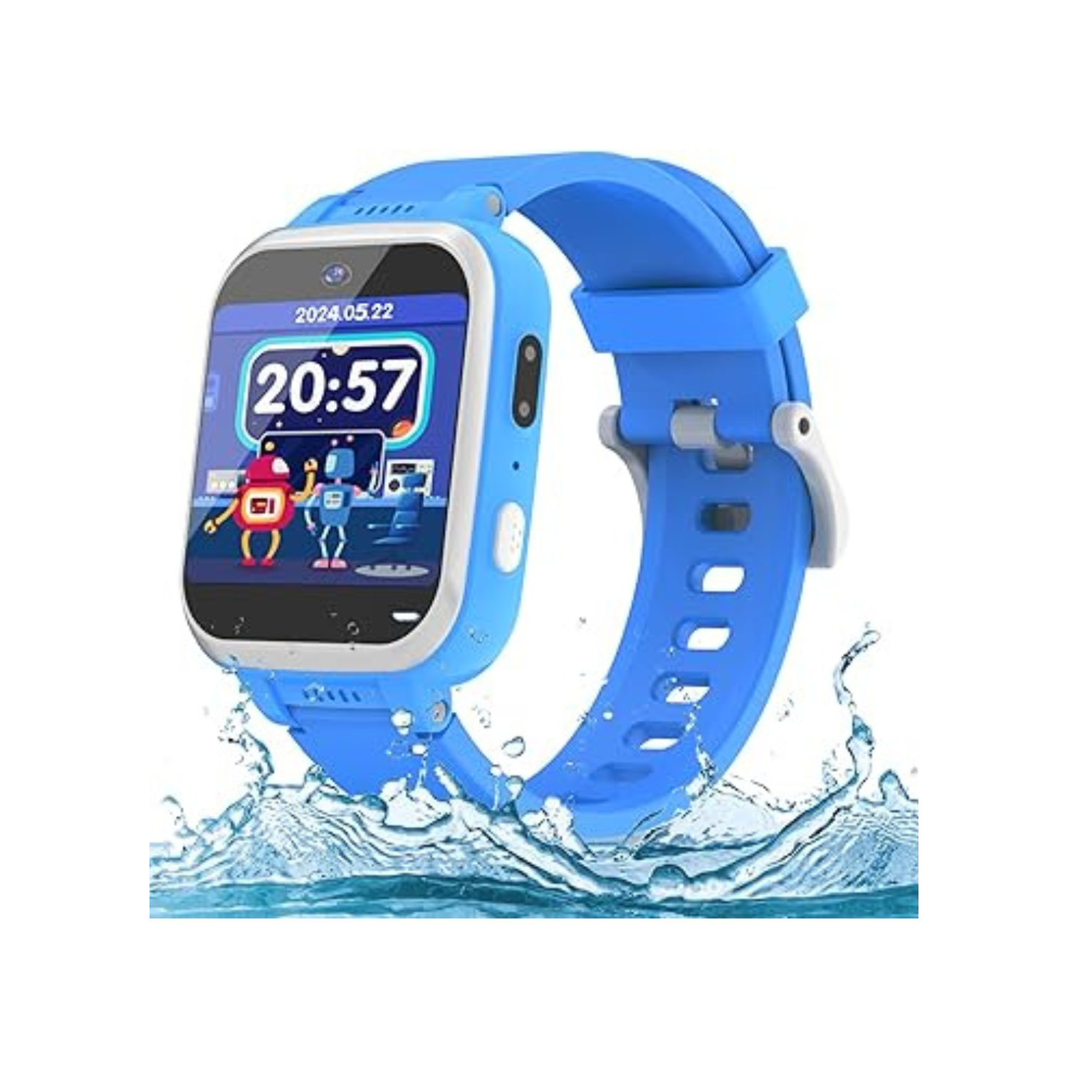 Kids Smart Watch for Boys Girls, Kids Fitness Activity Tracker Watch 1.54'' Screen with Pedometer Flashlight Camera Calculator Alarm Clock 16