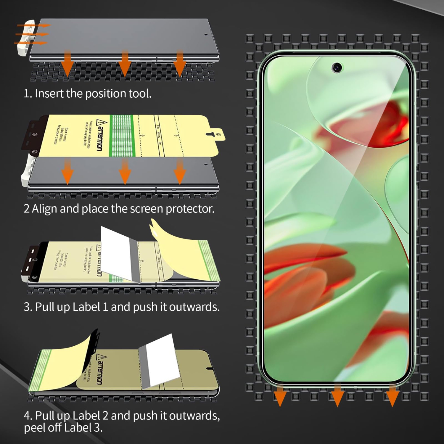 2 Pack Privacy Screen Protector for Google Pixel 9 6.3-inch, Fingerprint Support, Anti-Spy, Full Coverage Screen Protector Touch Sensitive