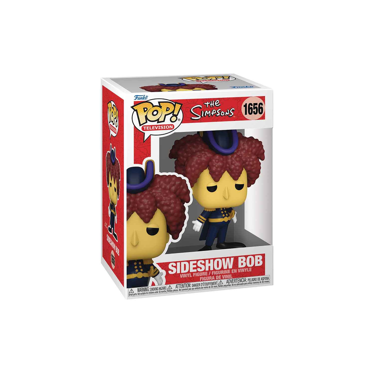 Pop Television – Figurine articulée The Simpsons de 3,75&nbsp;po - Sideshow Bob #1656