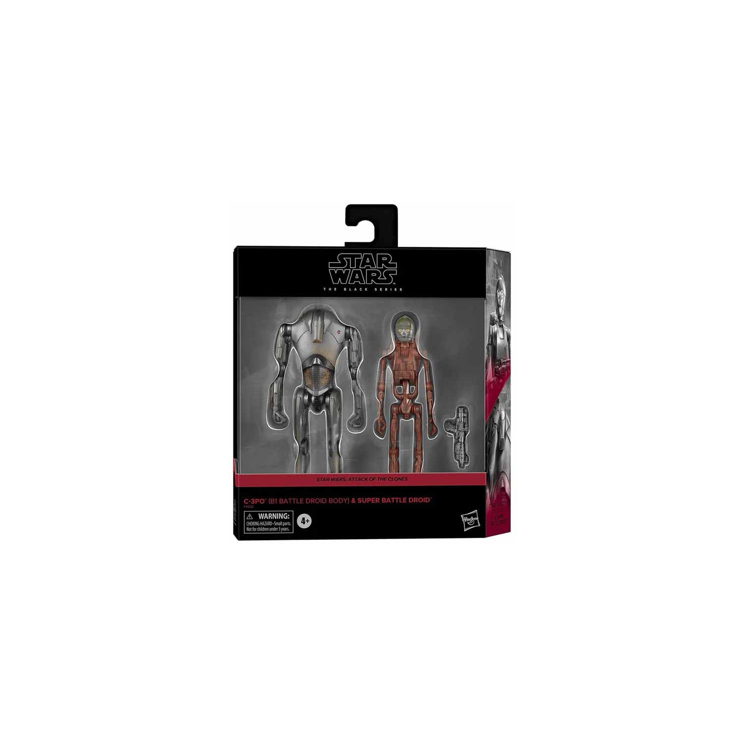 2 figurines d'action de luxe Star Wars The Black Series 6&nbsp;po - C-3PO et super droïde de combat