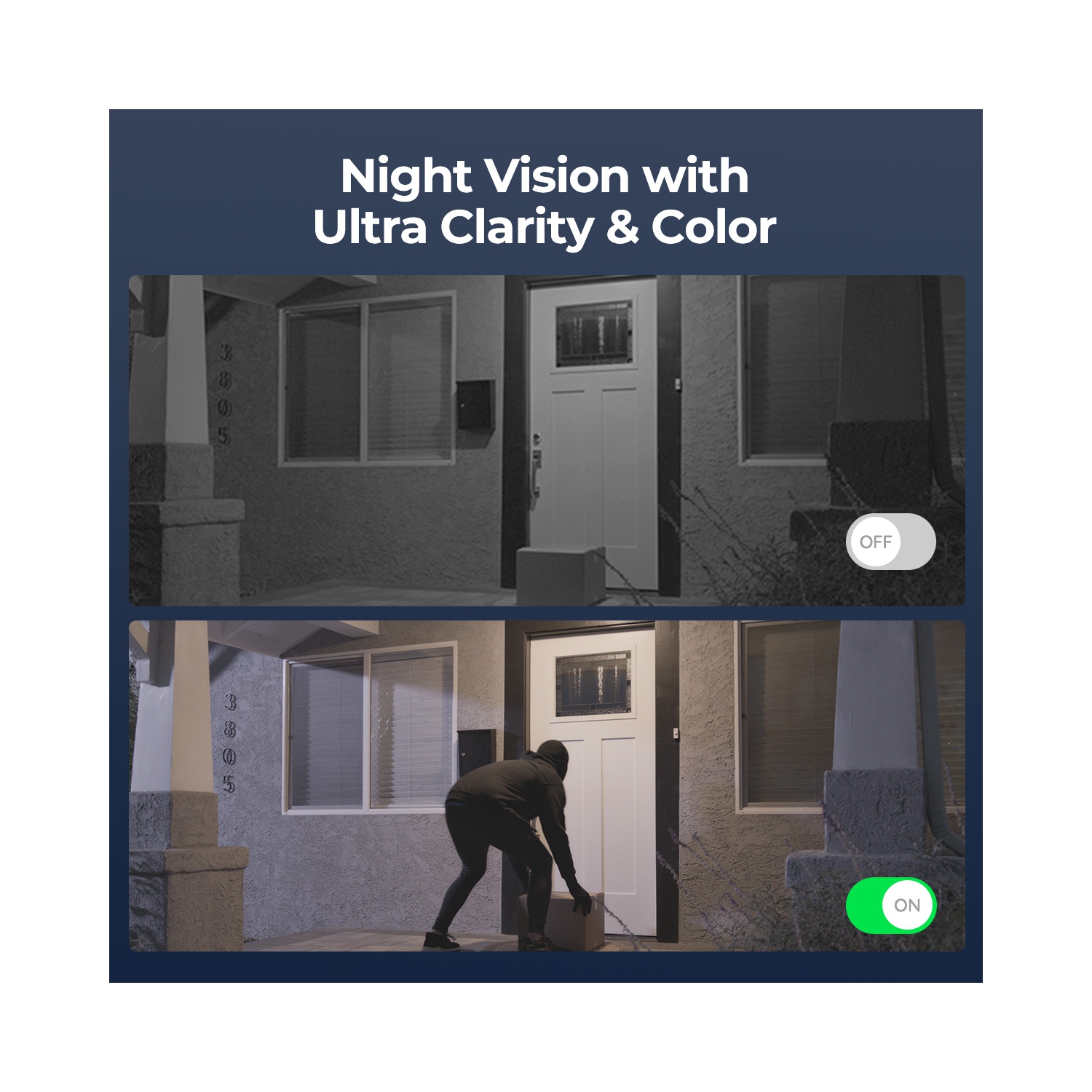 Reolink 12MP Security Camera with PoE, Person/Vehicle Detection, Two-Way Audio, Color Night Vision, RLC-1224A