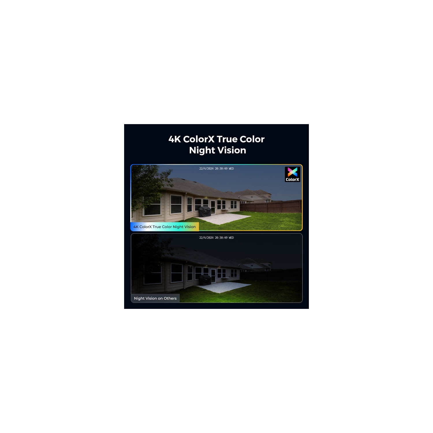 Reolink CX810 - 4K HDR ColorX True Color Night Vision PoE Security Camera, Person/Vehicle/Animal Detection, Two Way Audio