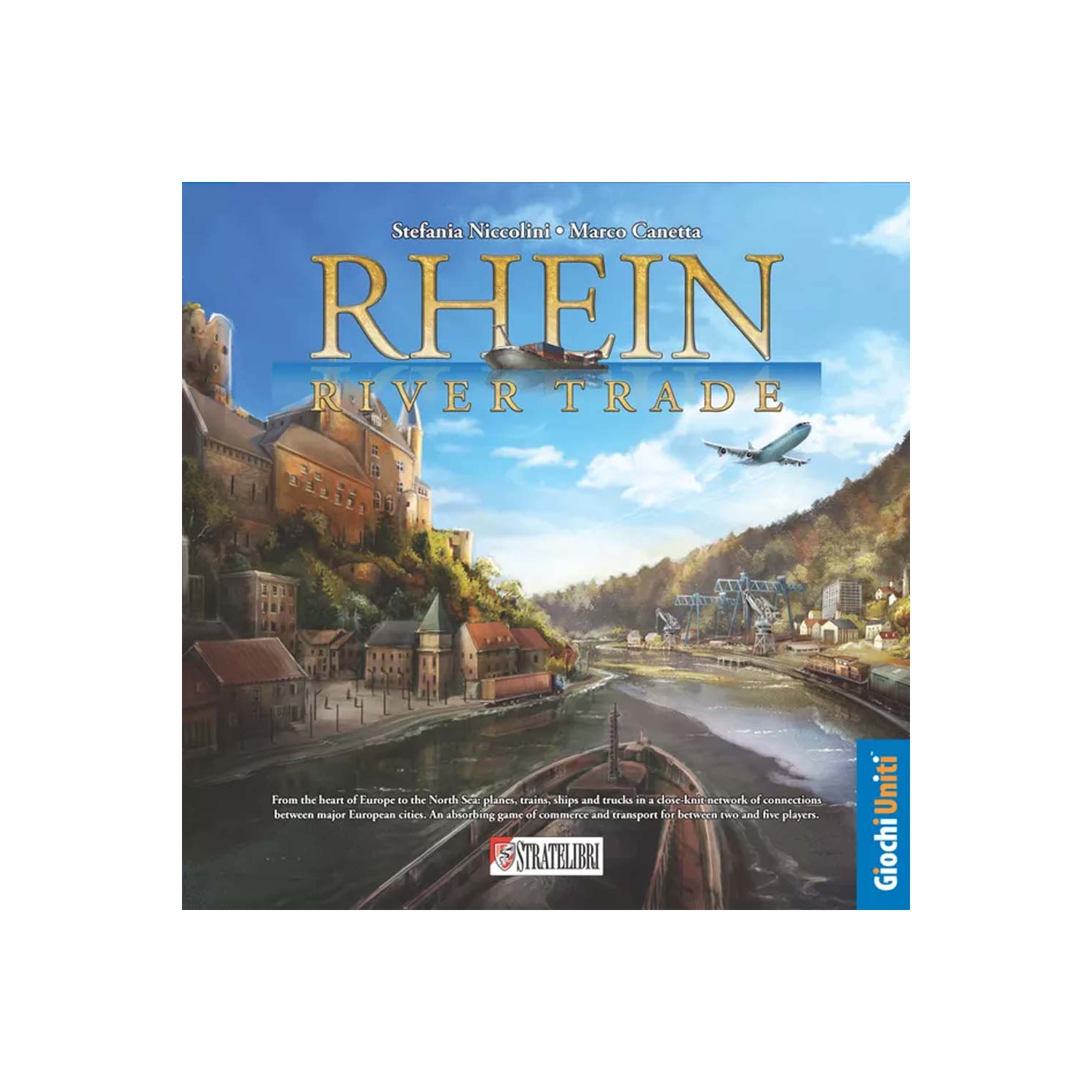 RHEIN RIVER TRADER BOARD GAME NEW