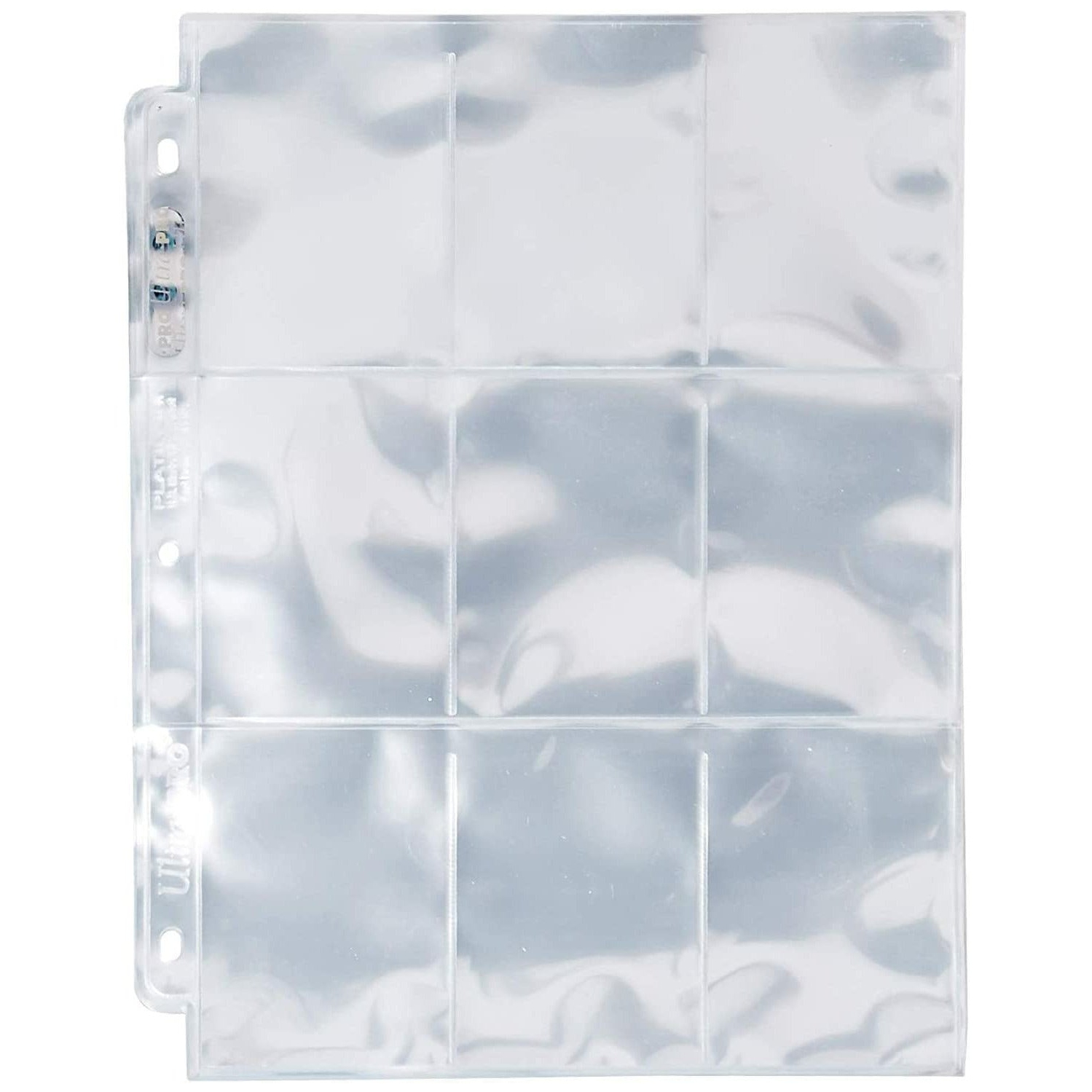 ULTRA PRO PAGES 9 POCKET SILVER SERIES PROTECTOR NEW