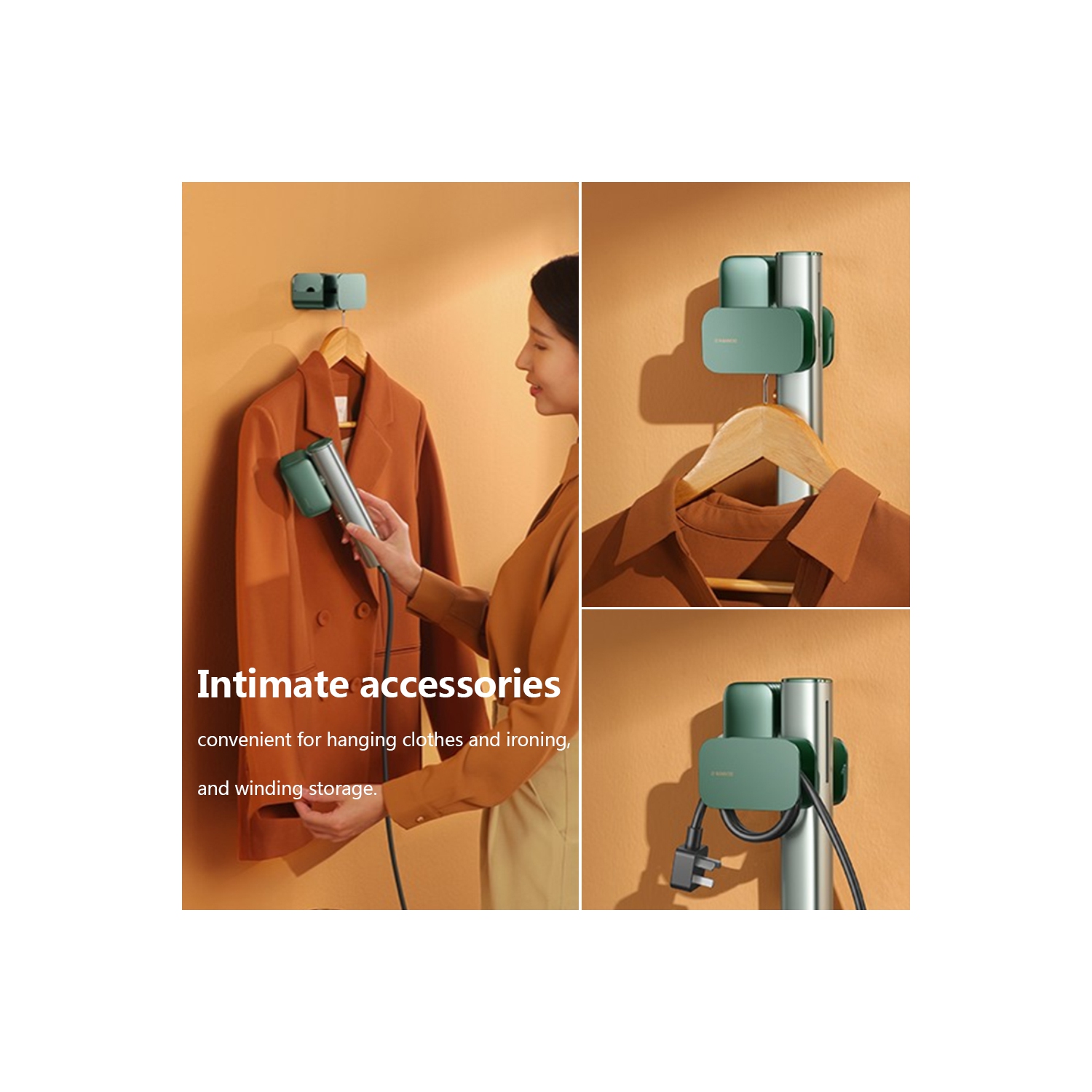 Nesugar Steamer for Clothes, Fashion Handheld Garment Steamer, 0.8lbs Lightly, 15s Fast Heat-up, 10 Minutes of Continuous Steam, Light Mini Steam