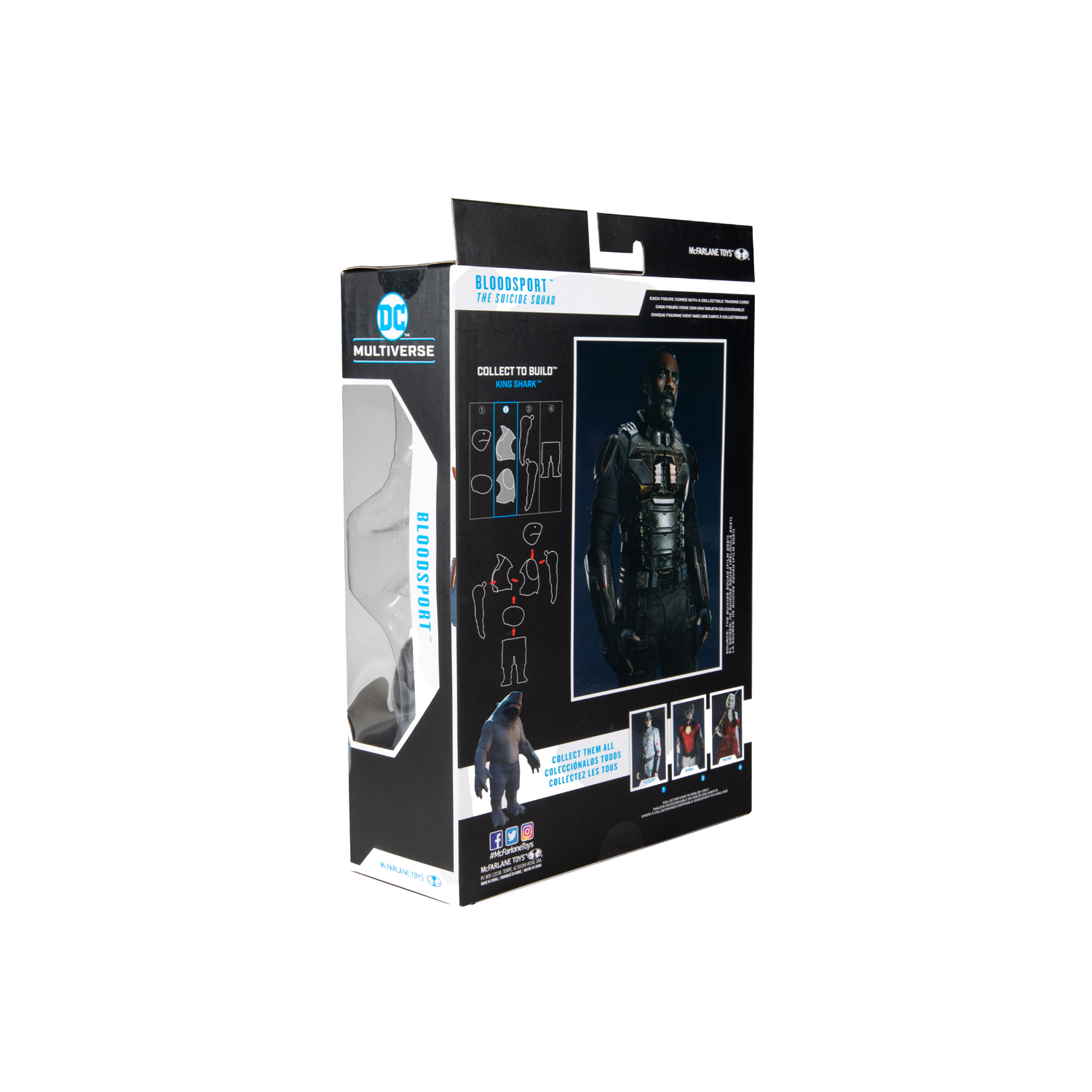 DC Multiverse 7" Build A Suicide Squad Movie Bloodsport Unmasked