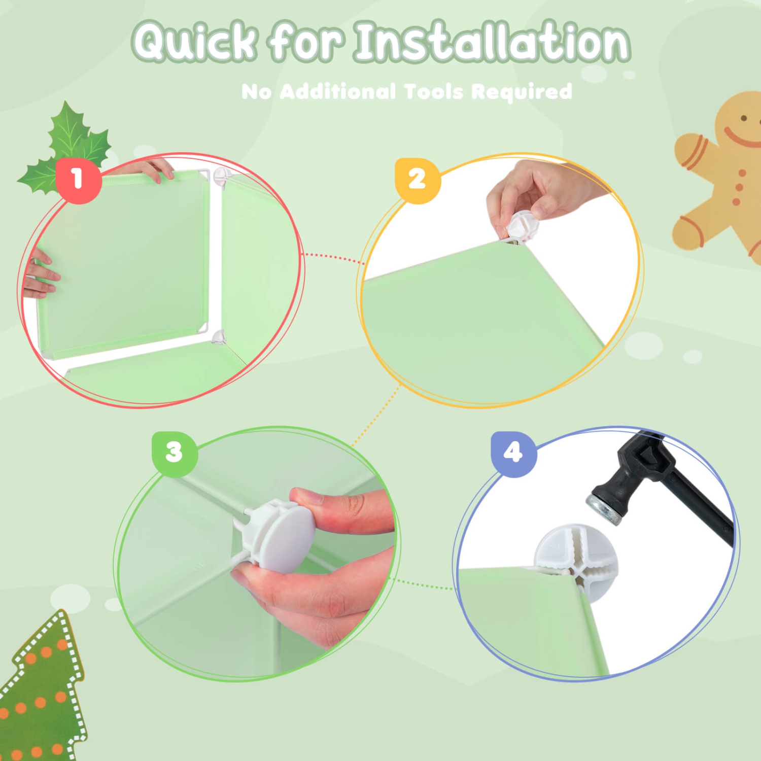 Armoire de chambre à coucher à 12 cubes pour enfants Costway Armoire pendante avec portes