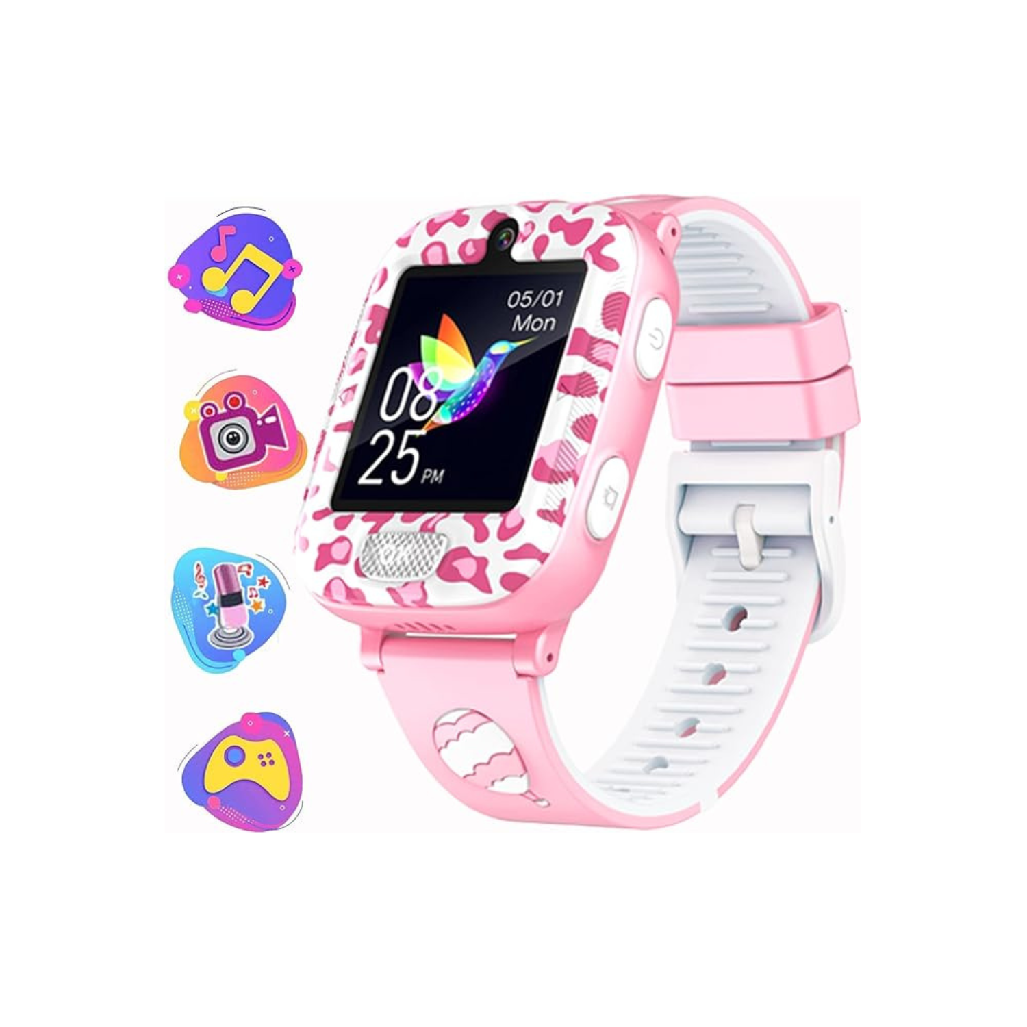 Kids Smart Watch for Boys Girls,Games Smartwatch with 14 Puzzle Games Dual Camera Music Video Audio Recording Alarm Clock Ages 3-12 Educational