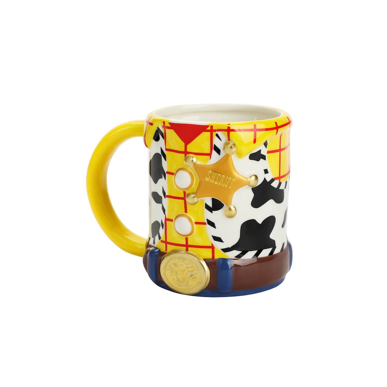 Tasse en céramique sculptée de 12 oz en tenue Woody de Toy Story