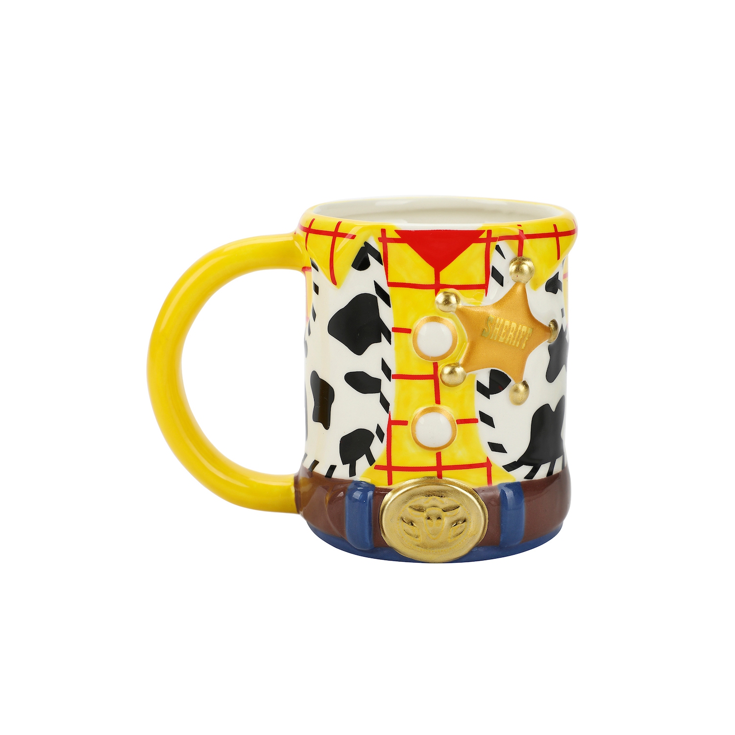 Tasse en céramique sculptée de 12 oz en tenue Woody de Toy Story