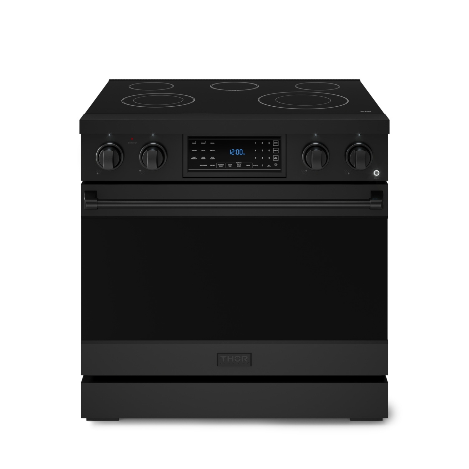 Gordon Ramsay by THOR Kitchen 36 Inch Professional Electric Range with Tilt Panel Touch Control in Black