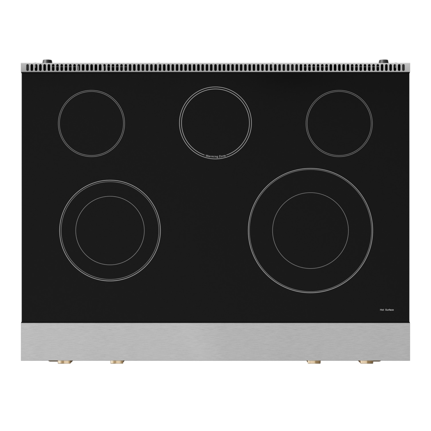 Gordon Ramsay by THOR Kitchen 36 Inch Professional Electric Range with Tilt Panel Touch Control in Stainless Steel/Bronze