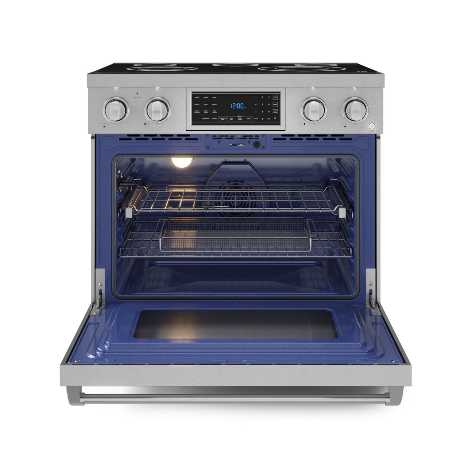 Gordon Ramsay by THOR Kitchen 36 Inch Professional Electric Range with Tilt Panel Touch Control in Stainless Steel