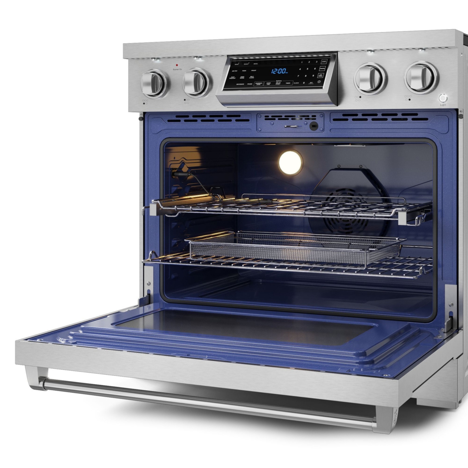 Gordon Ramsay by THOR Kitchen 36 Inch Professional Electric Range with Tilt Panel Touch Control in Stainless Steel