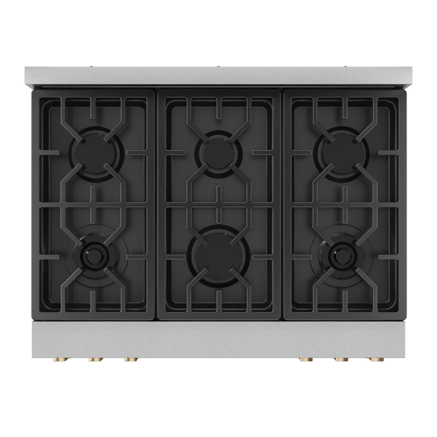 Gordon Ramsay by THOR Kitchen 36 Inch Professional Gas Range with Tilt Panel Touch Control in Stainless Steel/Bronze