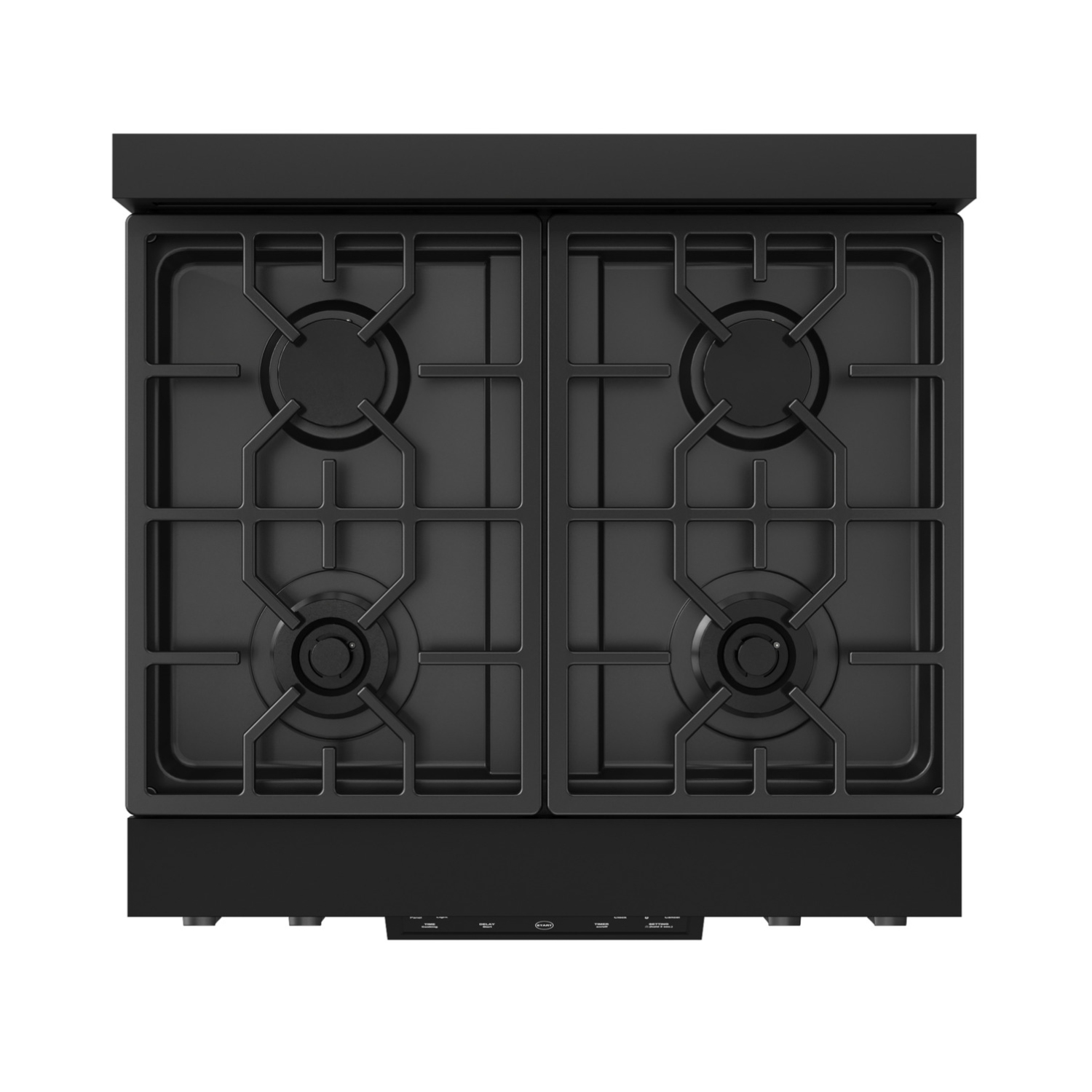 Cuisinière au gaz professionnelle de 30&nbsp;po Gordon Ramsay de THOR Kitchen avec panneau inclinable et commandes tactiles en noir