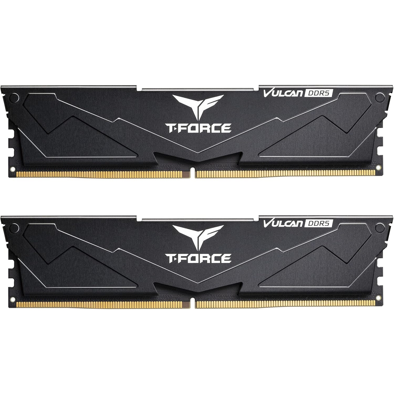 TEAMGROUP T-Force Vulcan DDR5 32GB (2x16GB) 6000MHz (PC5-48000) CL30 Desktop Memory Module Ram (Black) for 600 700 Series Chipset XMP 3.0 Ready - FLBD532G6000HC30DC01