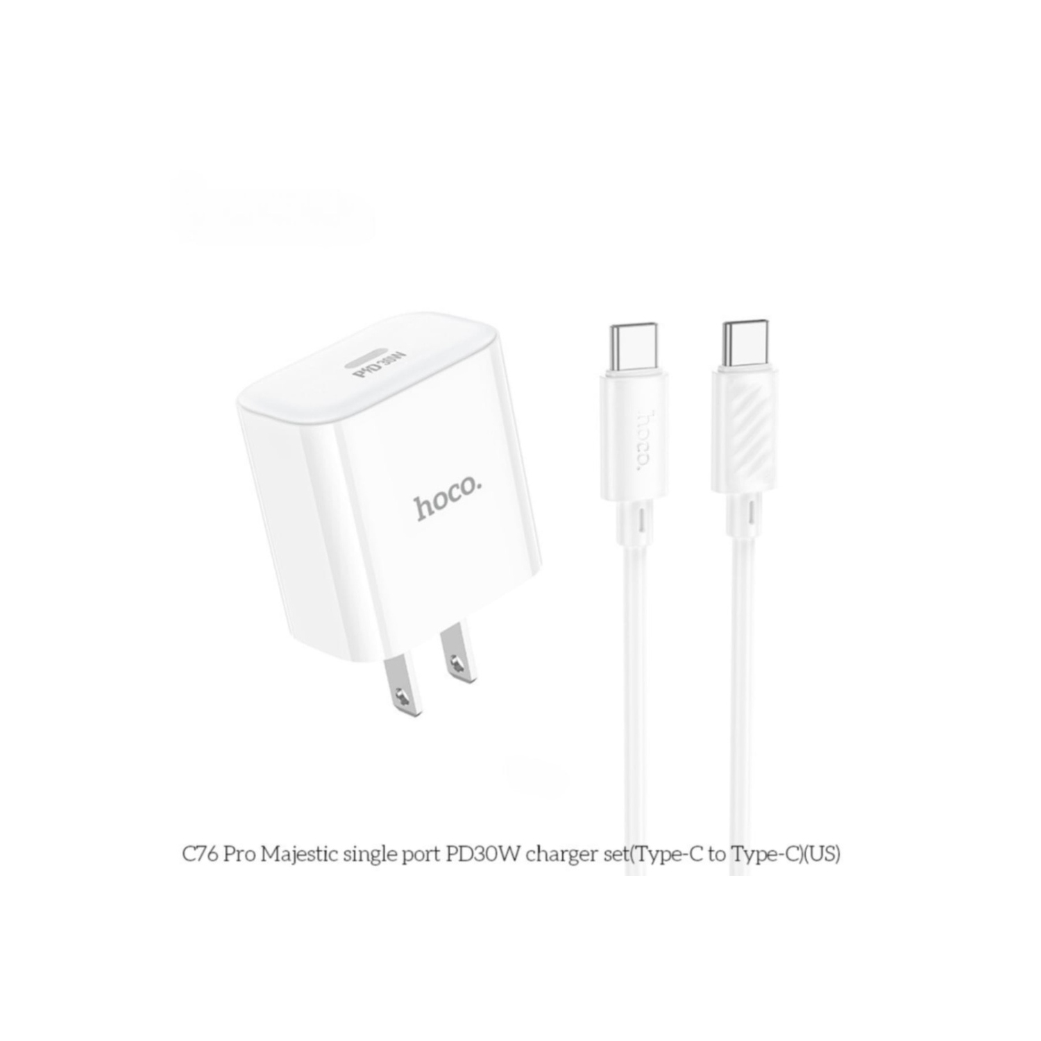 PD 30W Charger Set | 1m Type-C to Type-C Cable & Power Adapter - Future Gadgets