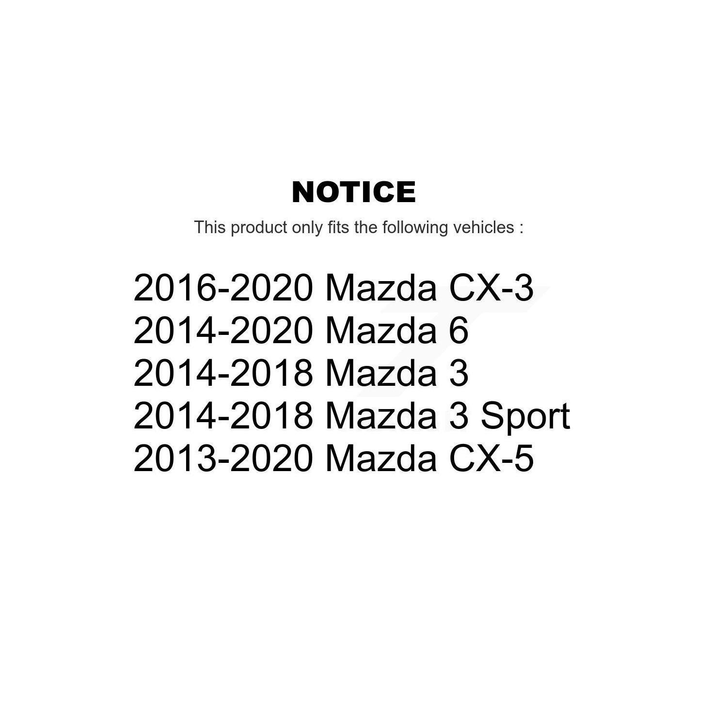 TOR-K500395 à rotule inférieure de suspension avant pour Mazda CX-5 3 CX-3 CX-30 Sport 6