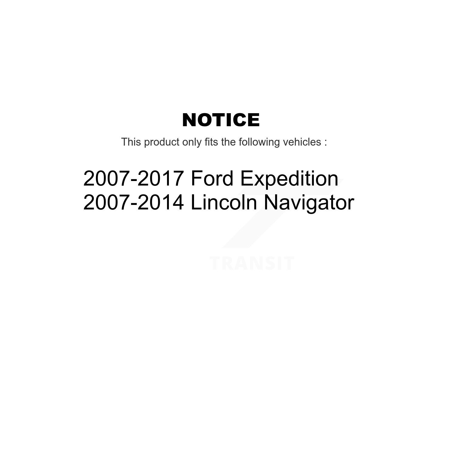 TOR-K500166 de joint à rotule de suspension inférieure arrière pour Ford Expedition Lincoln Navigator