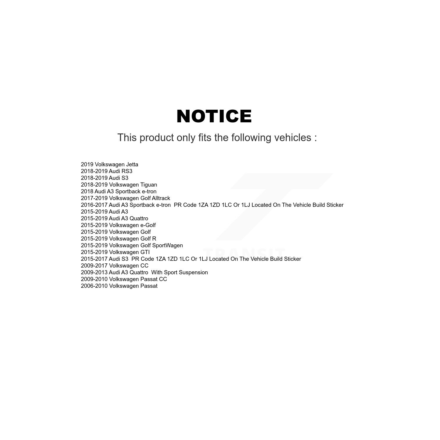 Front Right Lower Suspension Ball Joint TOR-K500030 For Volkswagen Tiguan Jetta Golf Audi Taos Q3 A3