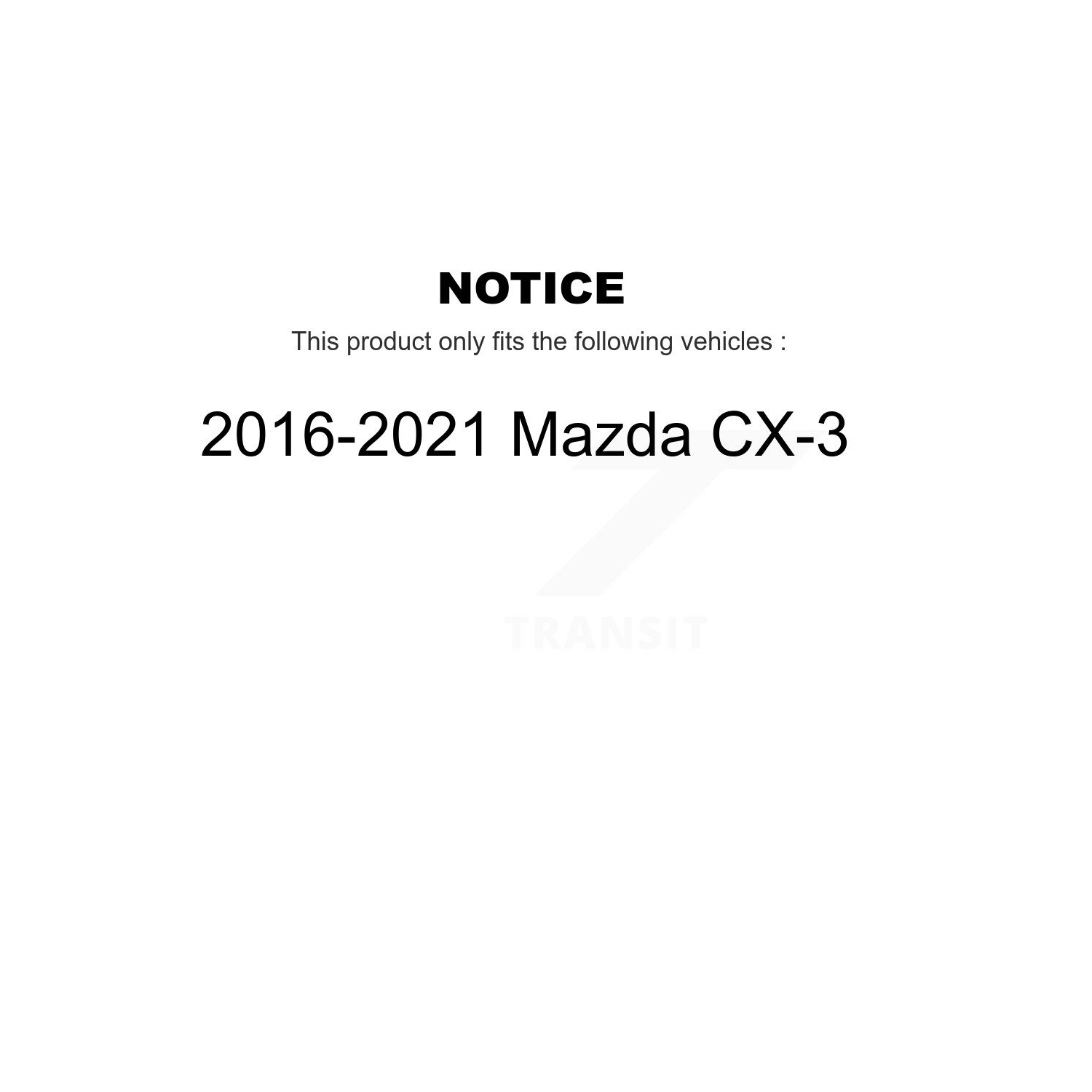 Amortisseur arrière 78-37411 pour Mazda CX-3 2016-2021