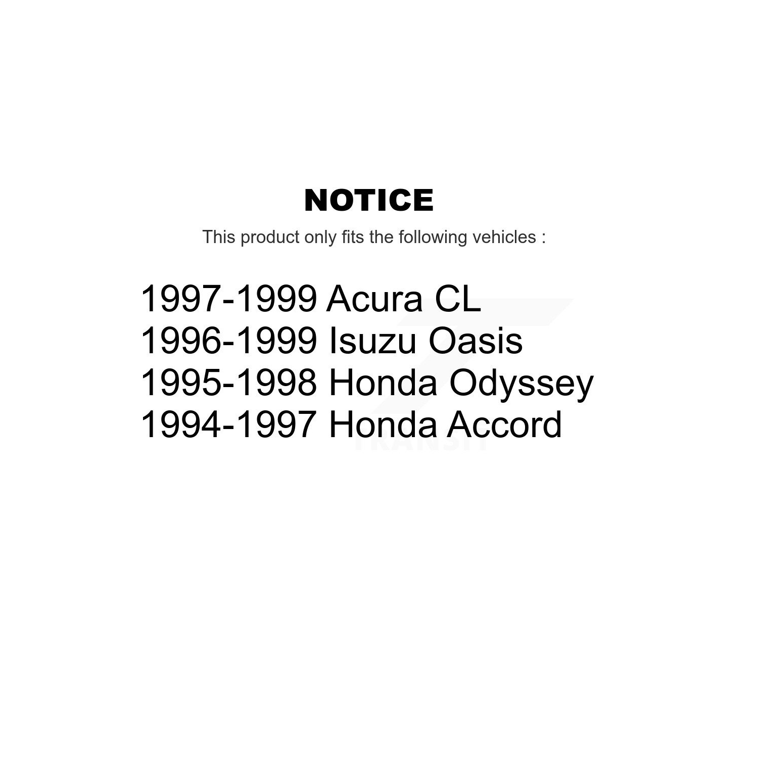 TOR-CK90447 de joint à rotule du bras de suspension supérieur avant gauche pour Honda Accord Odyssey CL