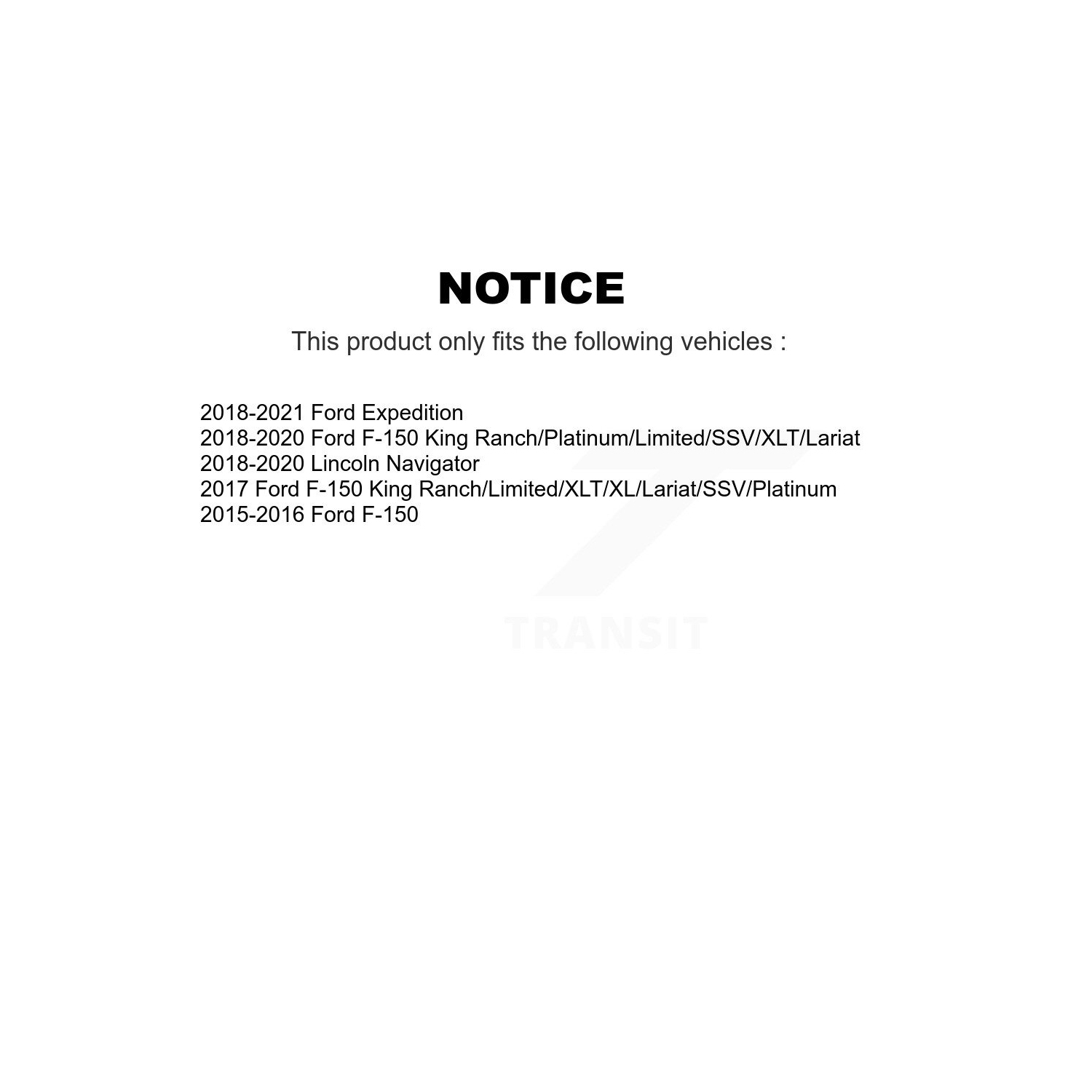 TOR-K500422 de joint à rotule supérieure de suspension avant pour Ford F-150 Expedition Lincoln Navigator