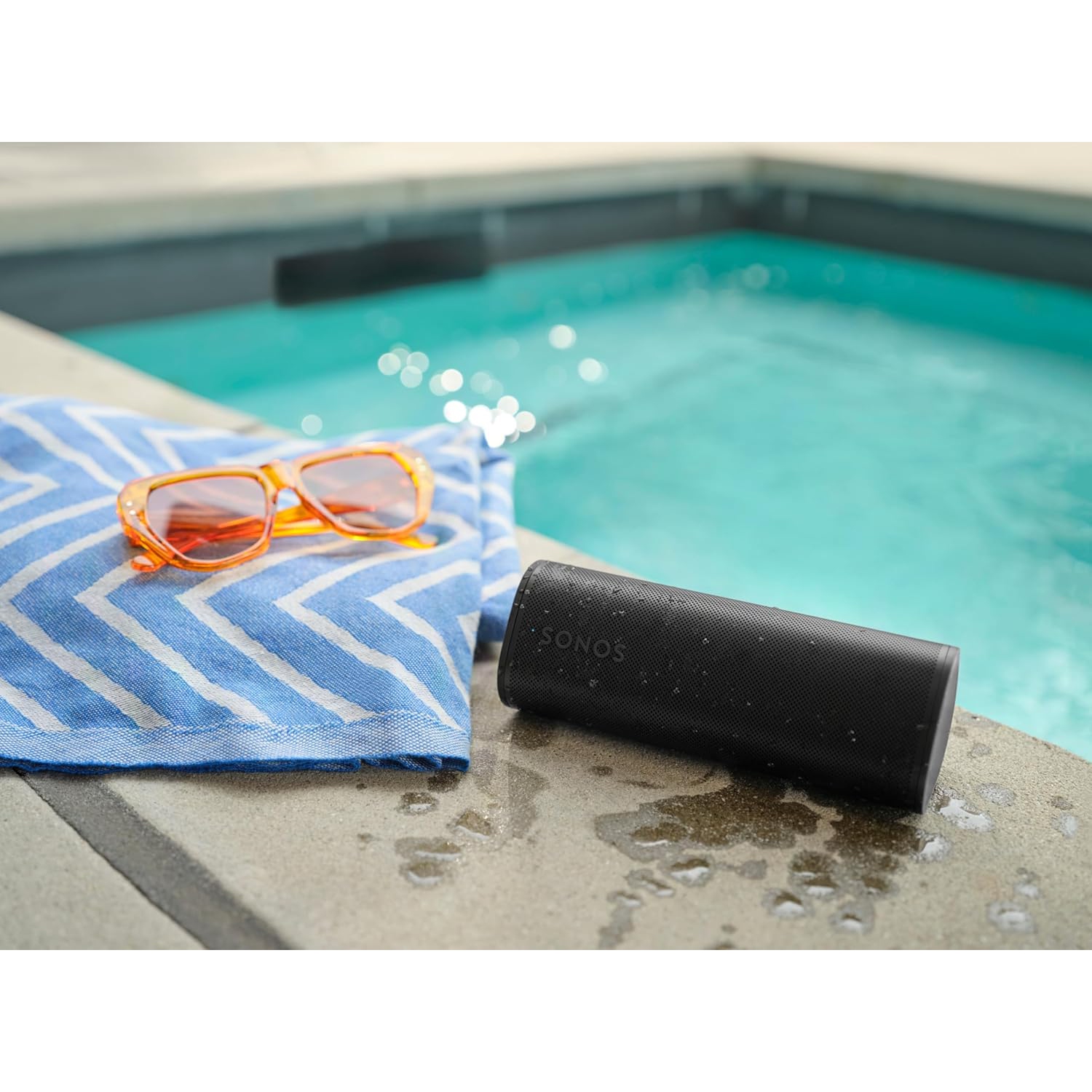 Sonos Roam 2 - Black - Portable Waterproof Bluetooth Speaker