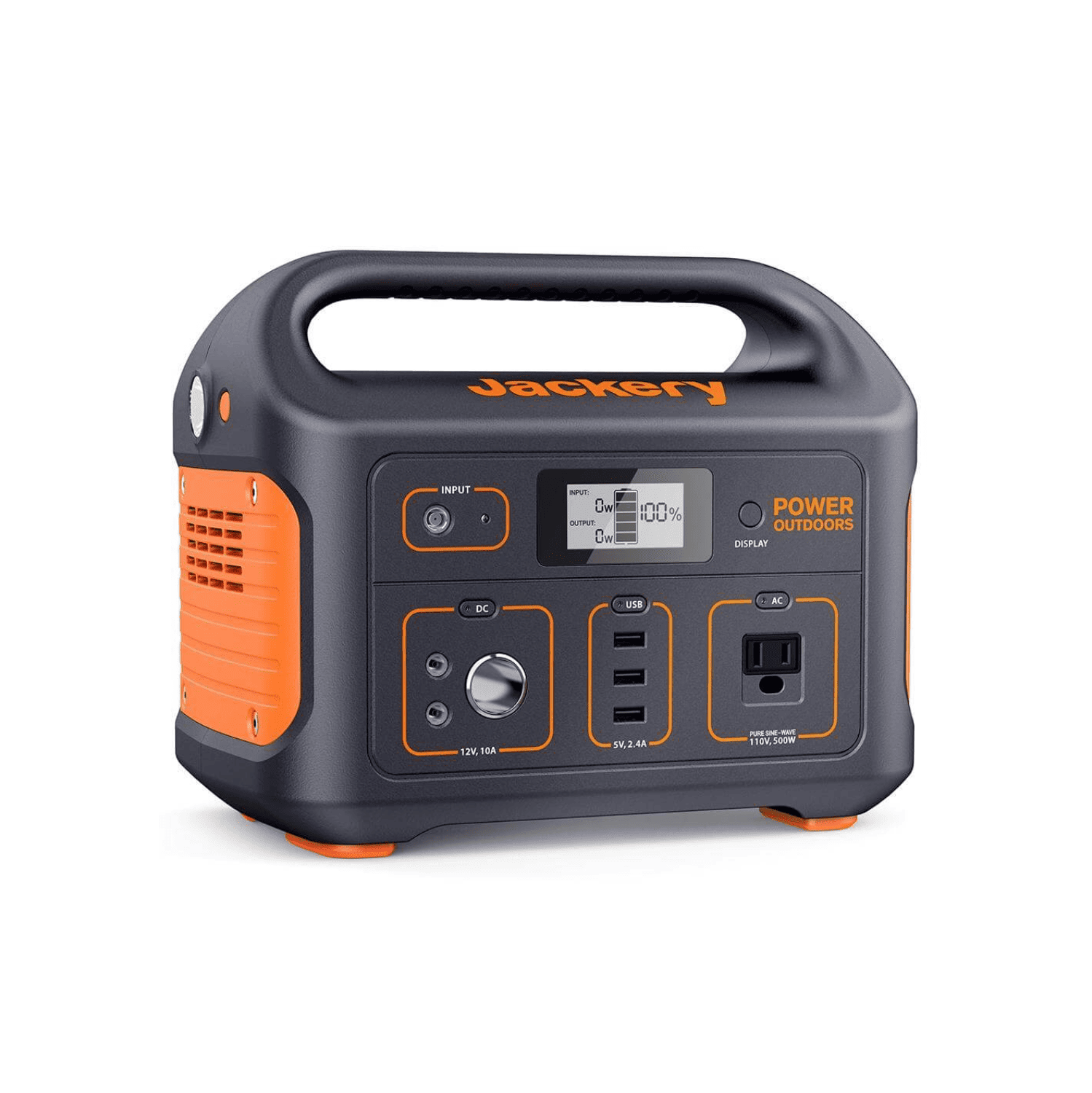 Station d'alimentation portative Explorer 550 de Jackery, batterie au lithium-ion 550&nbsp;Wh, sortie 500&nbsp;W, générateur solaire pour les voyages