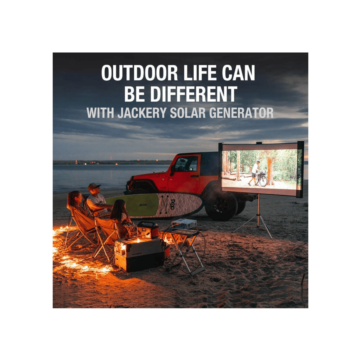 Station d'alimentation portative Explorer 550 de Jackery, batterie au lithium-ion 550&nbsp;Wh, sortie 500&nbsp;W, générateur solaire pour les voyages