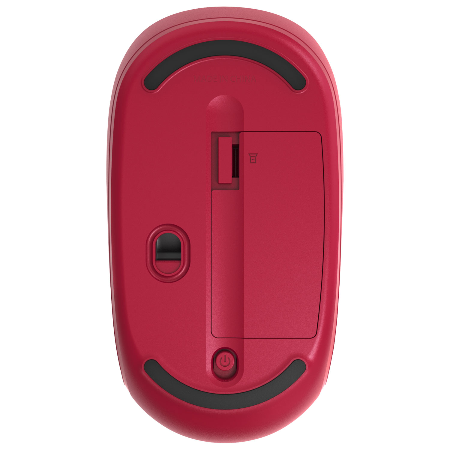 Incase Designed by Microsoft Mobile Mouse 1850 Wireless Optical Mouse - Flame Red
