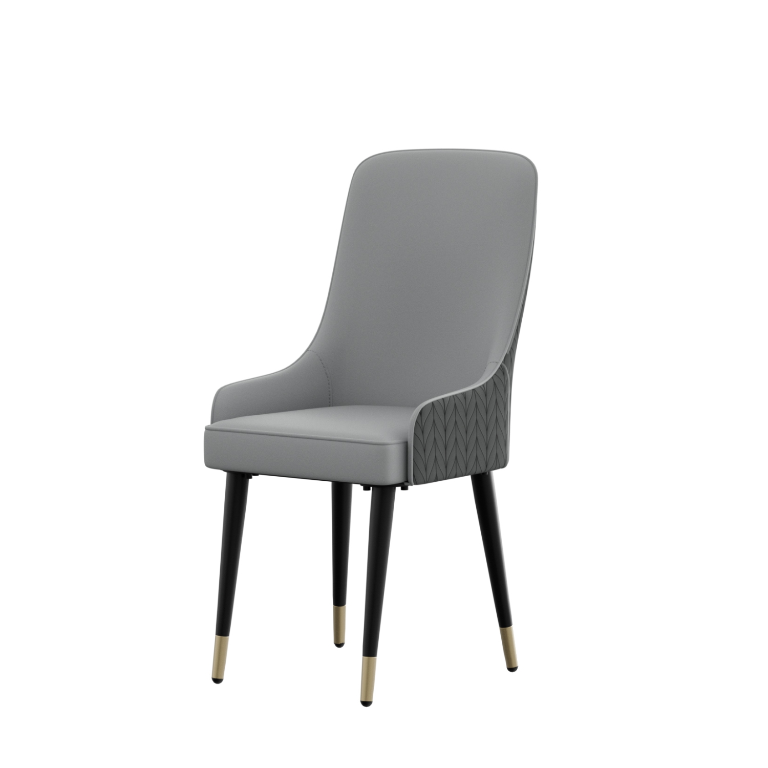 Microfiber Silicone Leather Dining Chairs:Set of 2 Upscale Dining Chair with Breathable Sponge Cushion Antioxidant Metal Legs Luxury Back Lion Head