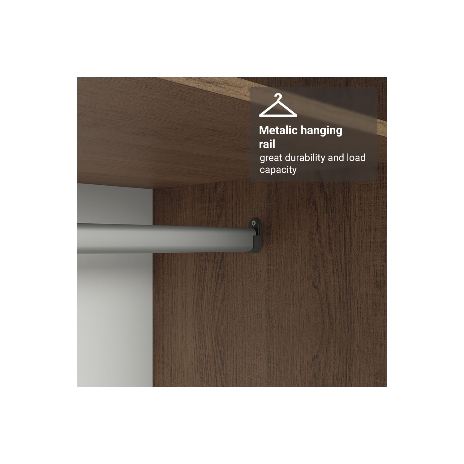 Armoire de rangement à 2 portes Madesa avec grande tablette 31&nbsp;po de long. Armoire tout-en-un. Entrée et unité d'organisation pour chambre -