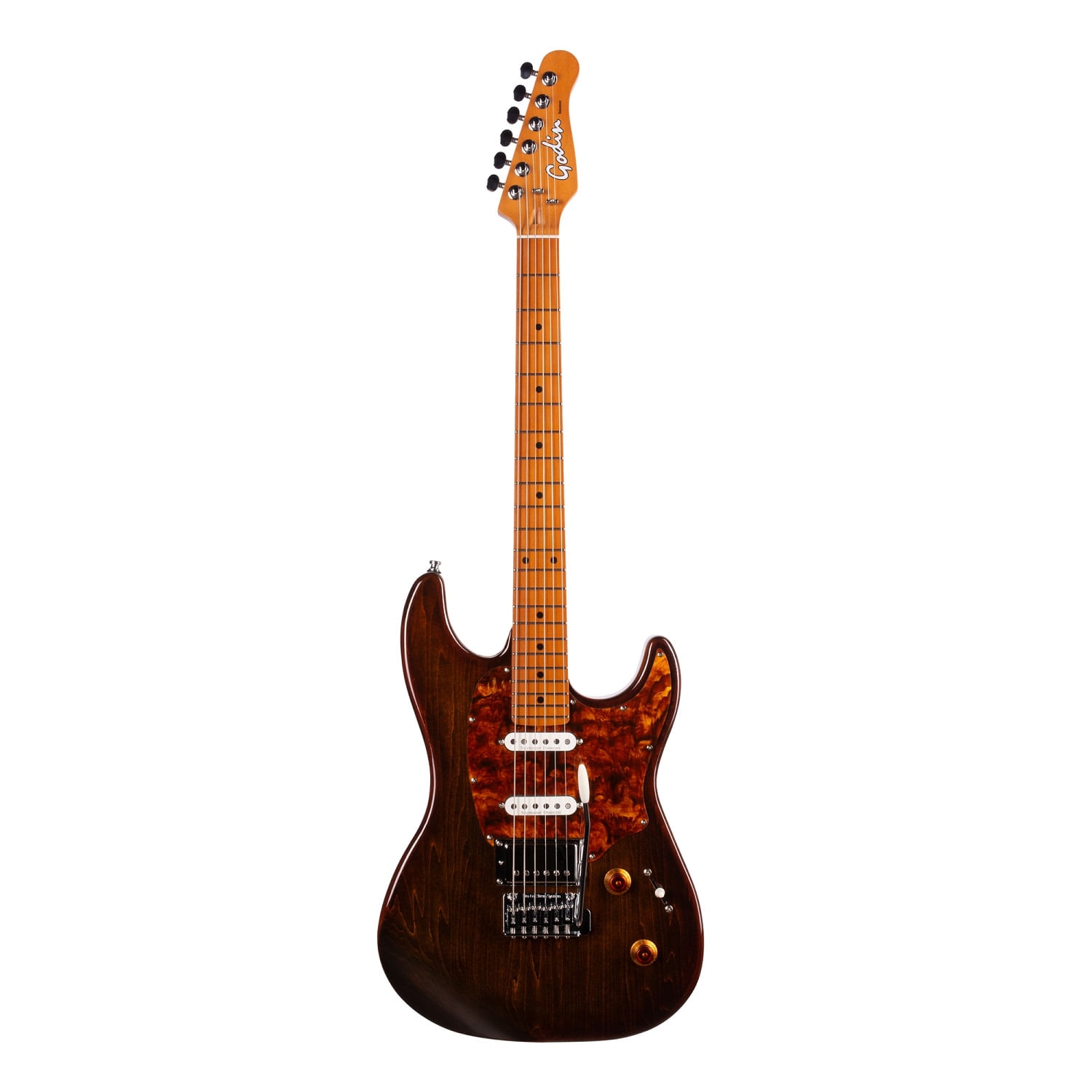 Guitare électrique Session T-Pro de Godin - Kanyon Burst Ltd avec manche en érable