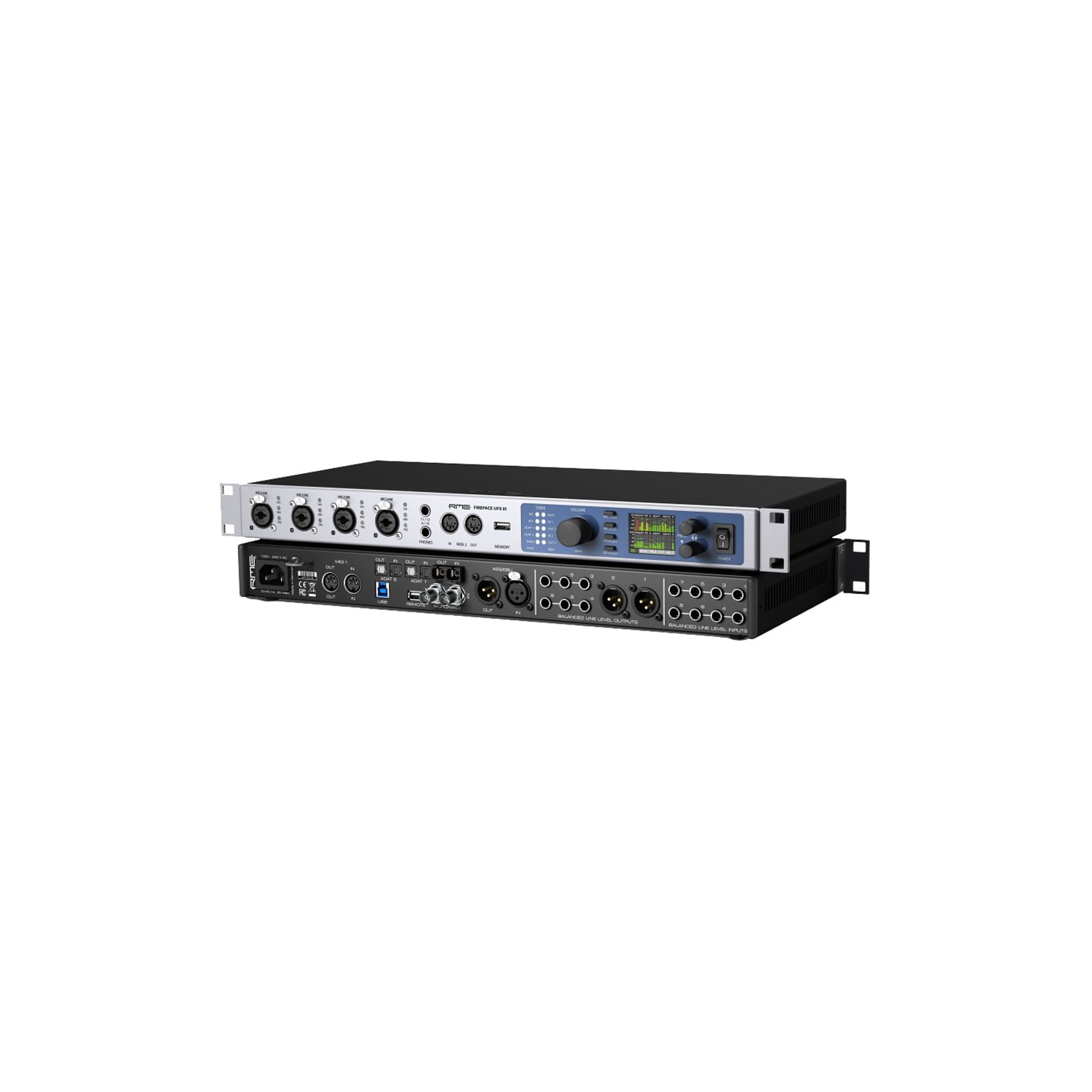 RME Fireface UFX III 188 Channel, 24-Bit/192kHz USB 3 Audio Interface