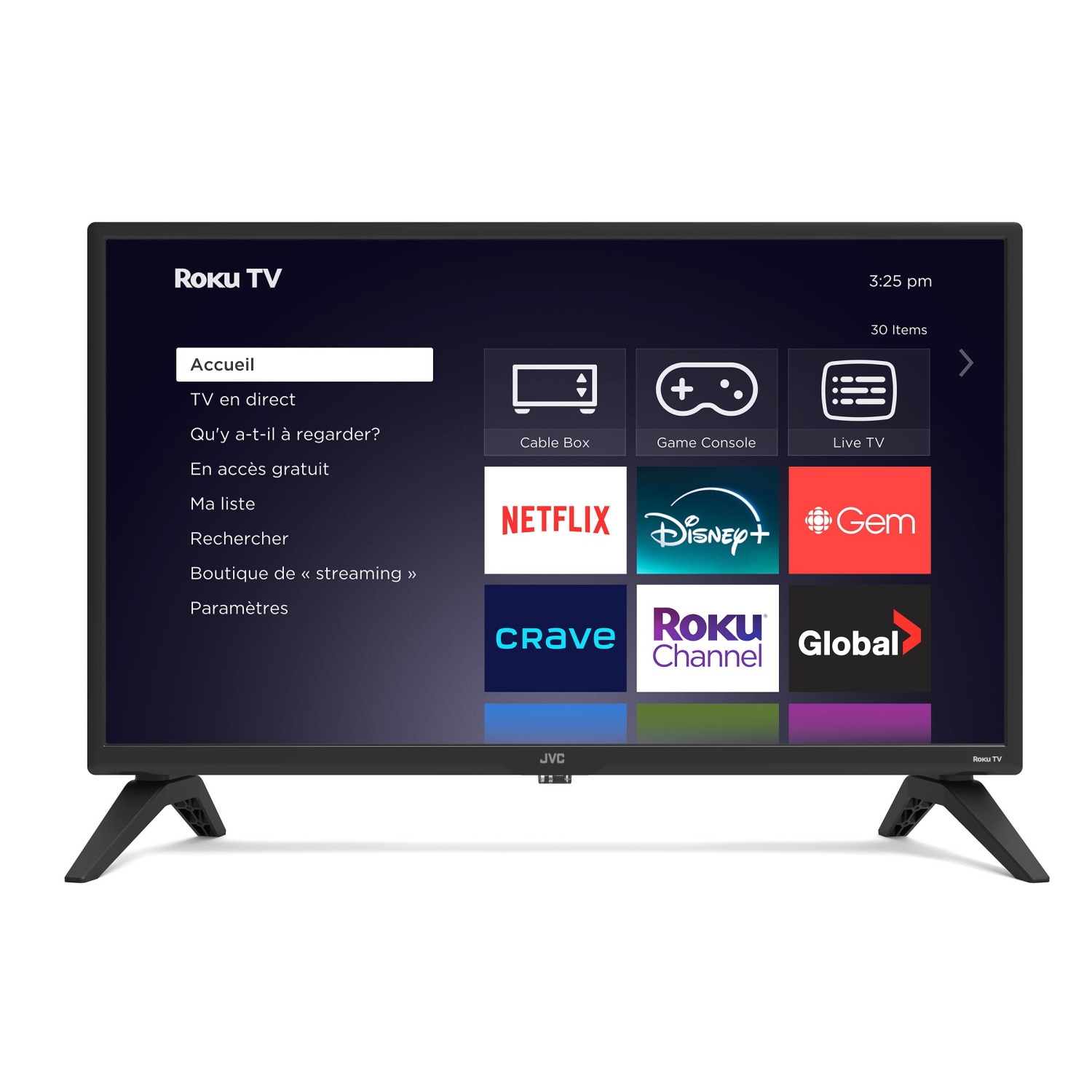 JVC 24” HD LED Smart Roku TV