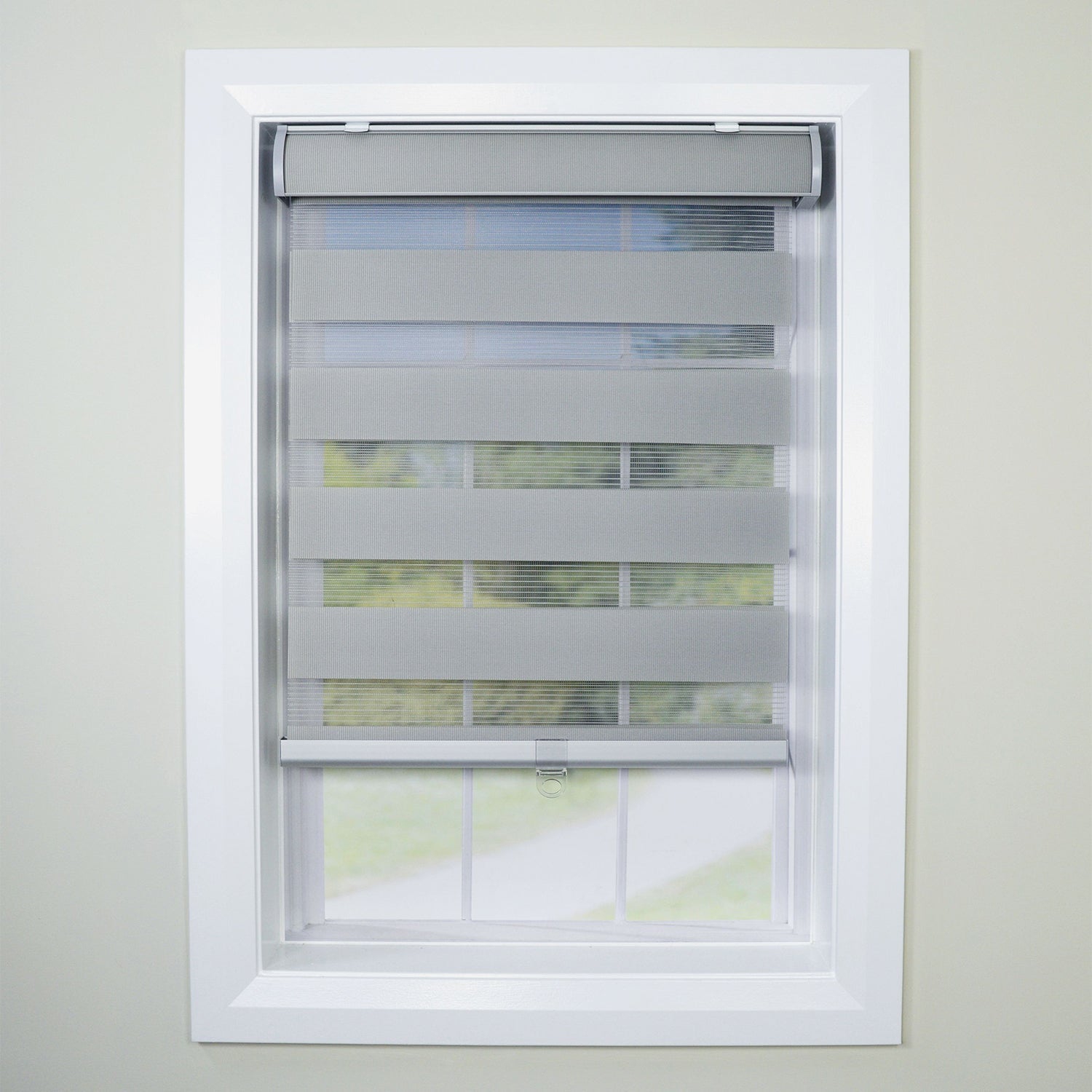 Versailles – Store à rouleau alternatif sans fil, 39 x 72 po, gris