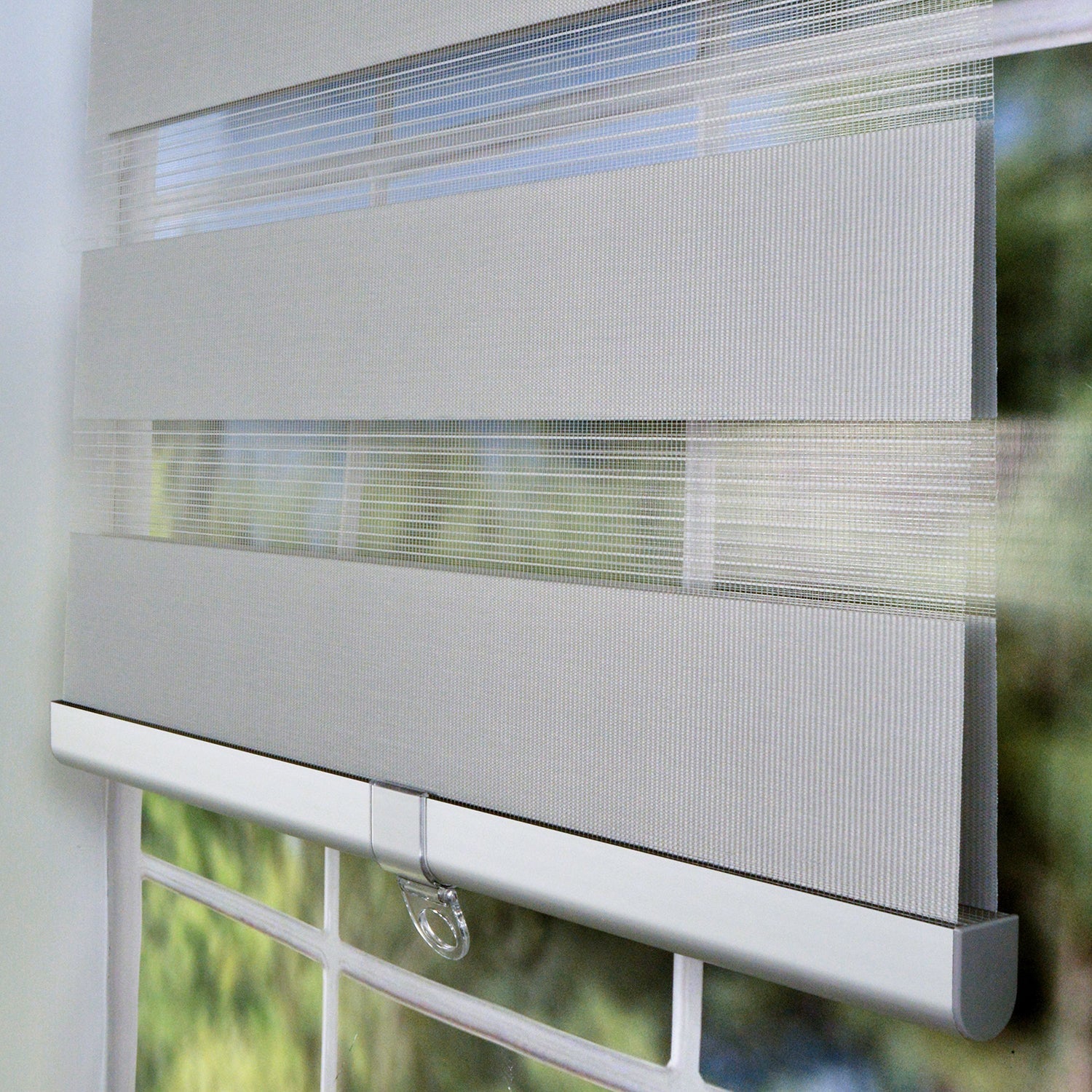 Versailles – Store à rouleau alternatif sans fil, 39 x 72 po, gris