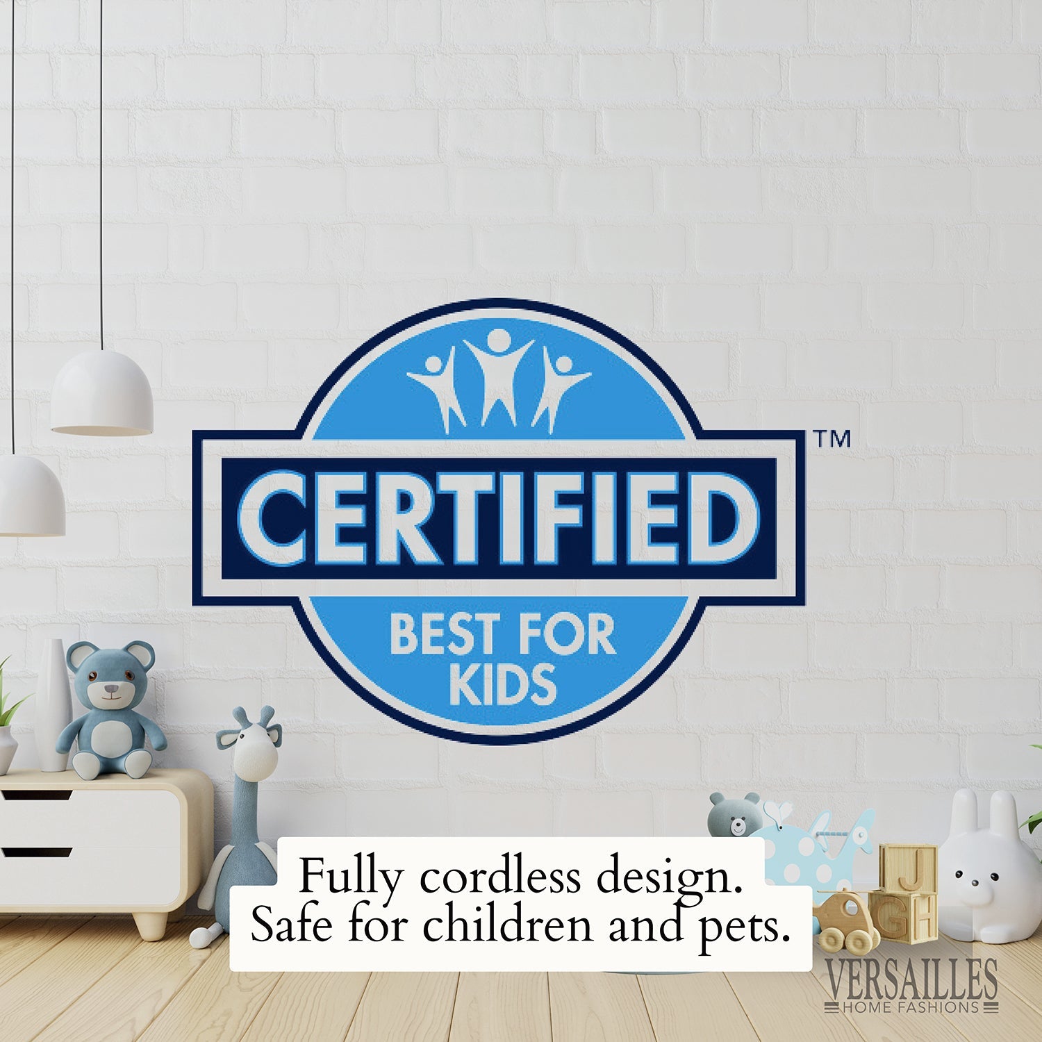 Versailles - Cordless Roman Shade, Octavia Collection, Darkening Fabric, 36" x 63", White