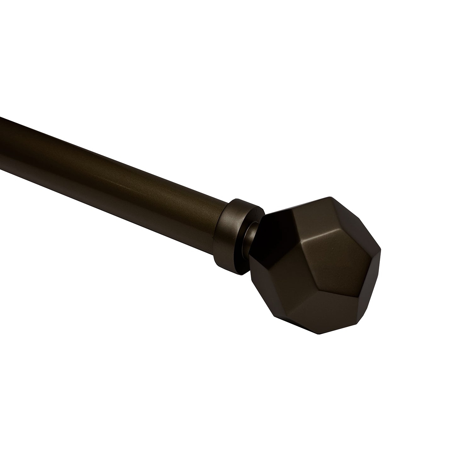 Versailles - Esencial Convex Curtain Rod Set, Adjustable Length From 72" to 144", Bronze