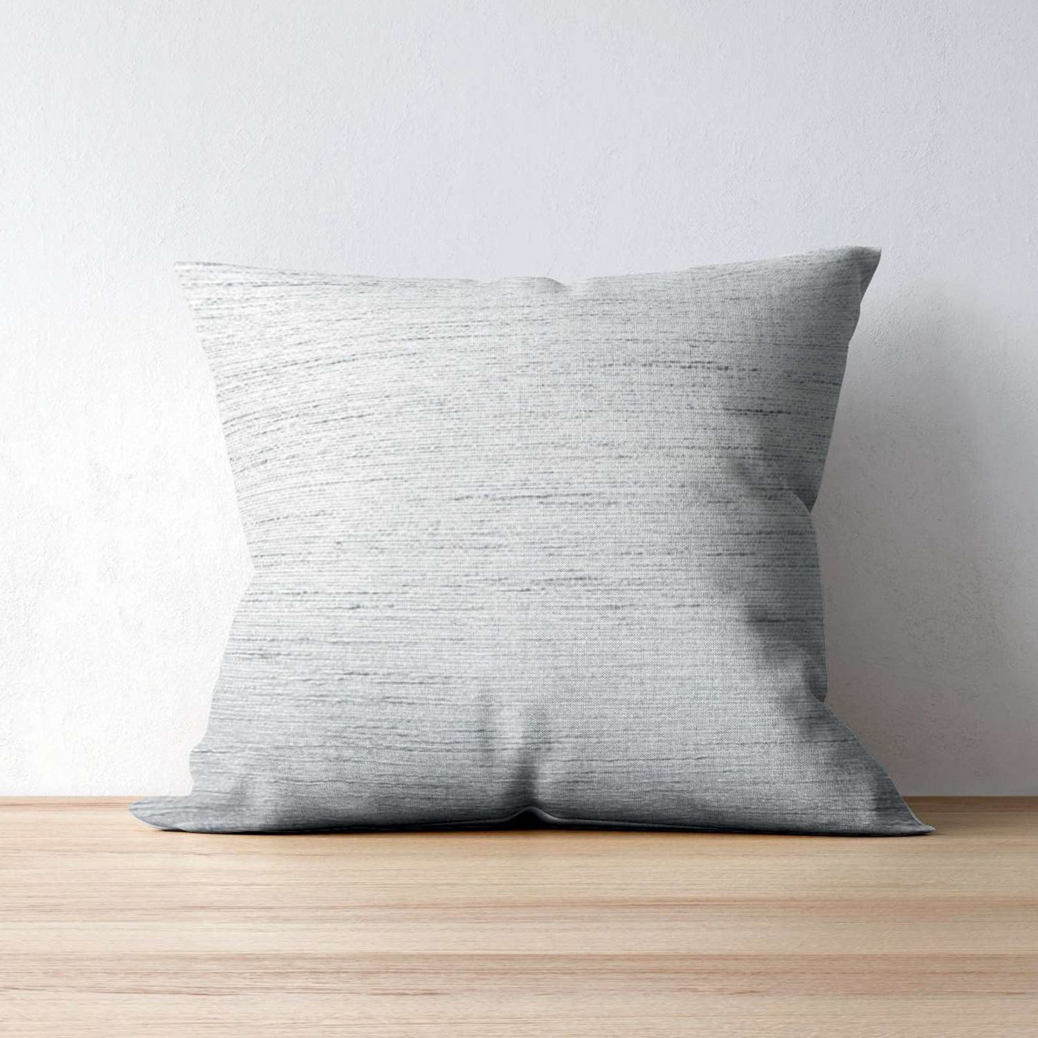 Versailles – Housse de coussin Ceasar, 20 x 20&nbsp;po, lavable à la machine, gris pâle