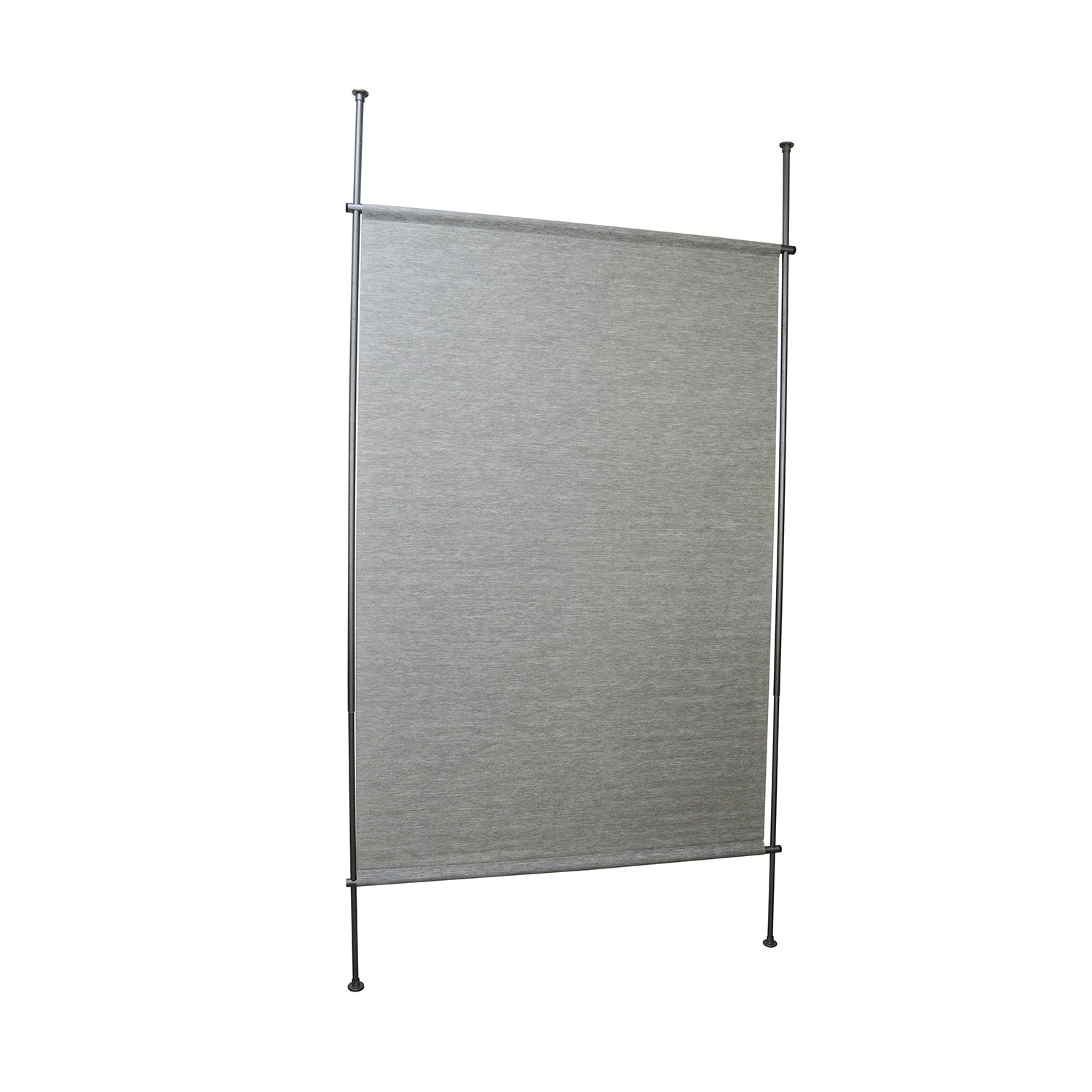 Versailles - Woven Paper Privacy Panel, 48" x 72", Adjustable Height, Grey