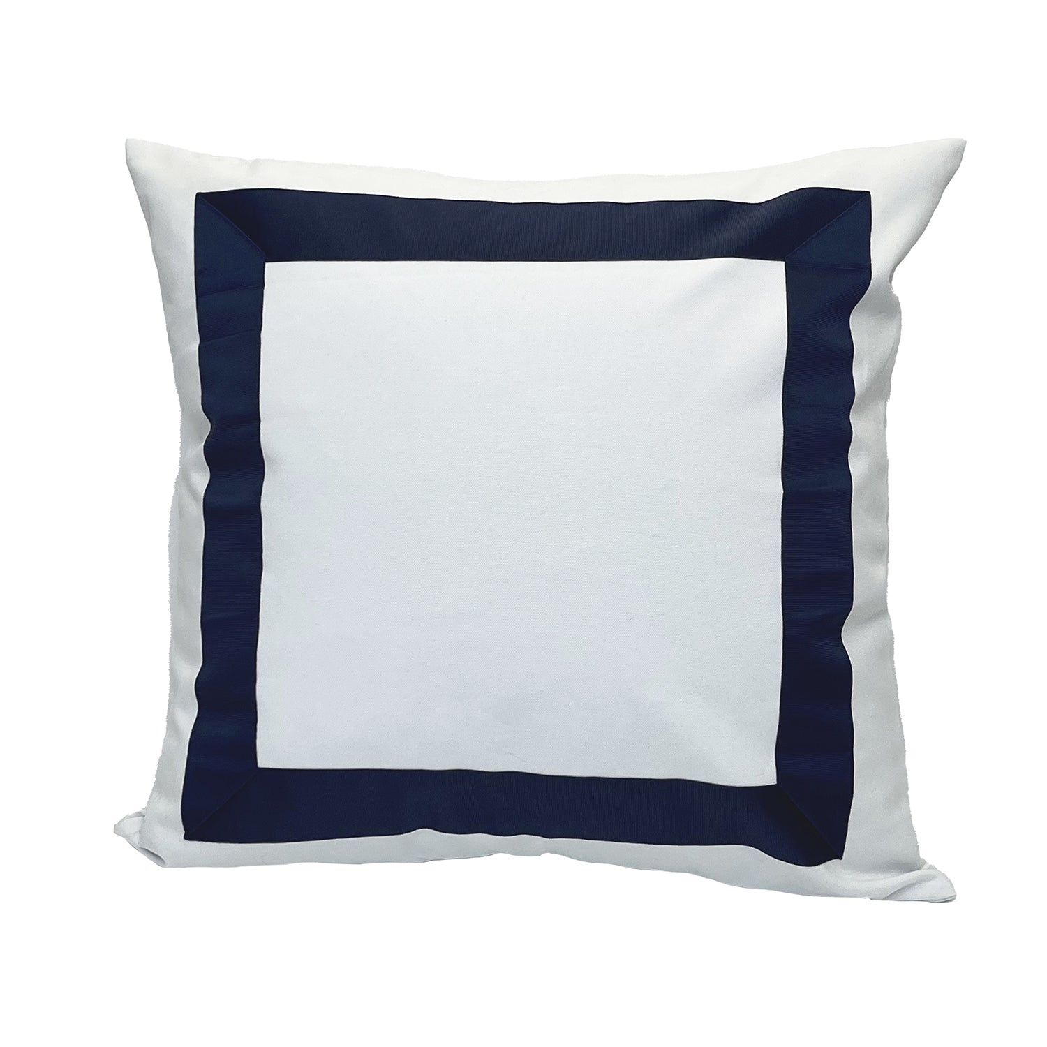 Versailles – Housse de coussin Valentina, 20 x 20&nbsp;po, lavable à la machine, bleu