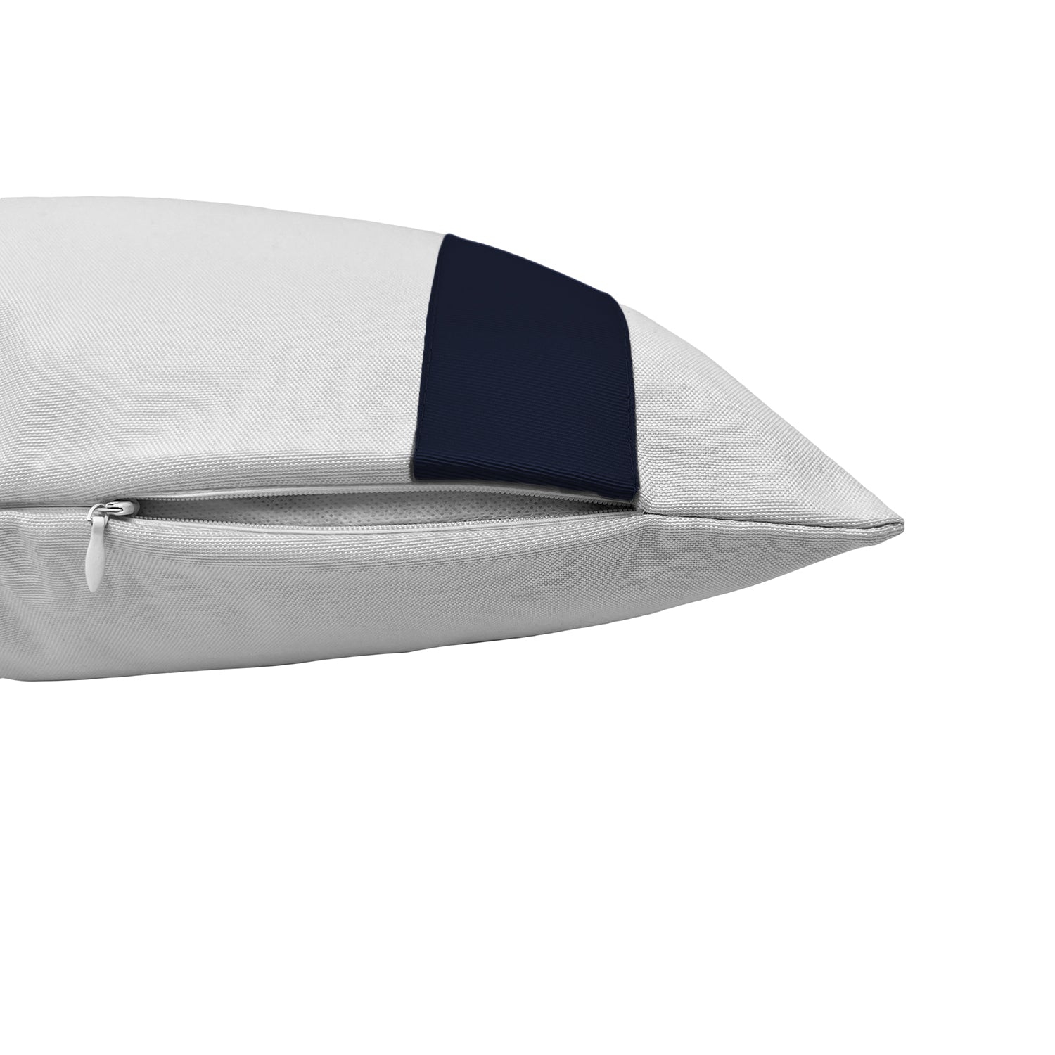 Versailles – Housse de coussin Valentina, 20 x 20&nbsp;po, lavable à la machine, bleu