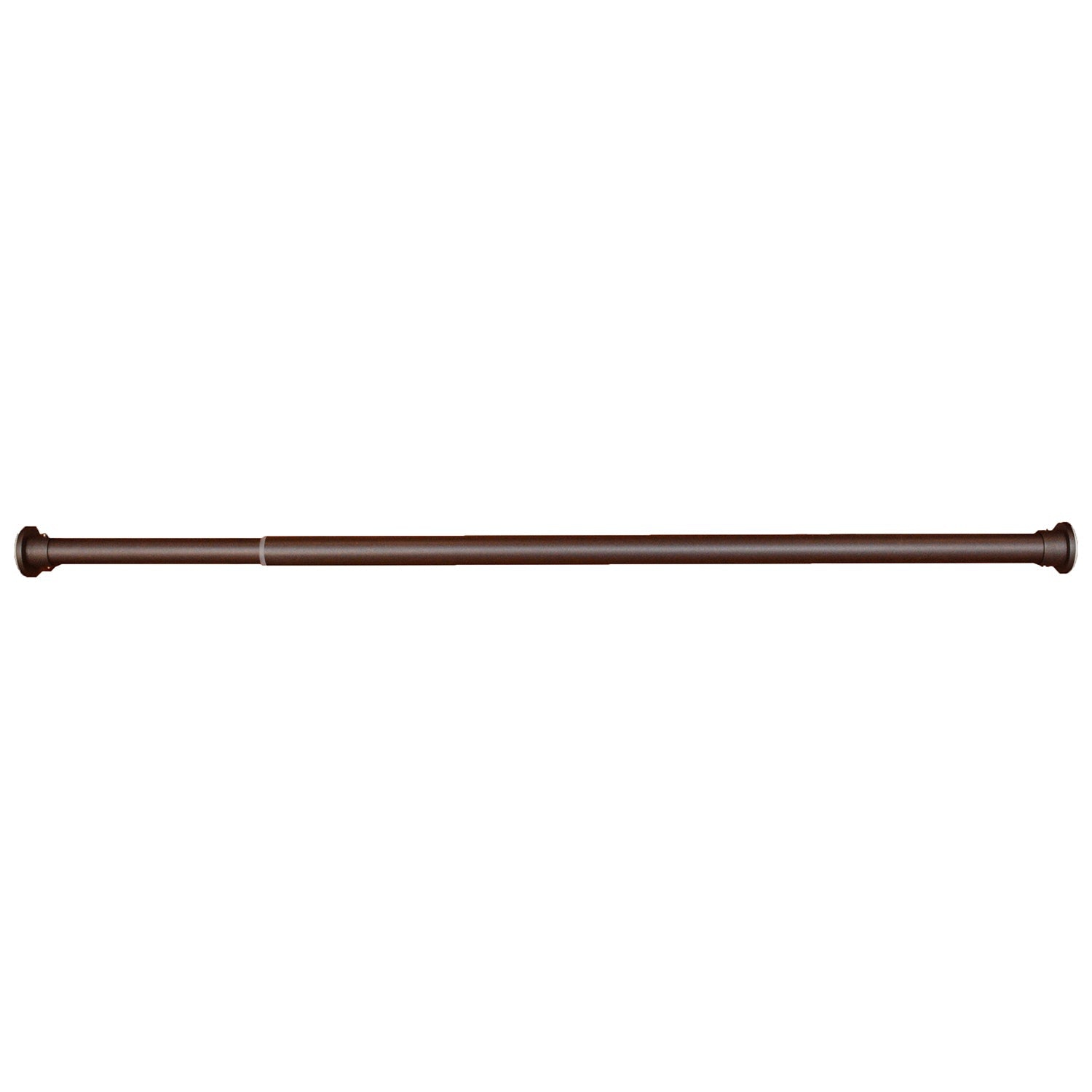 Versailles – Tringle à rideau DUO en acier inoxydable, intérieur/extérieur, longueur réglable de 48 à 86&nbsp;po, bronze